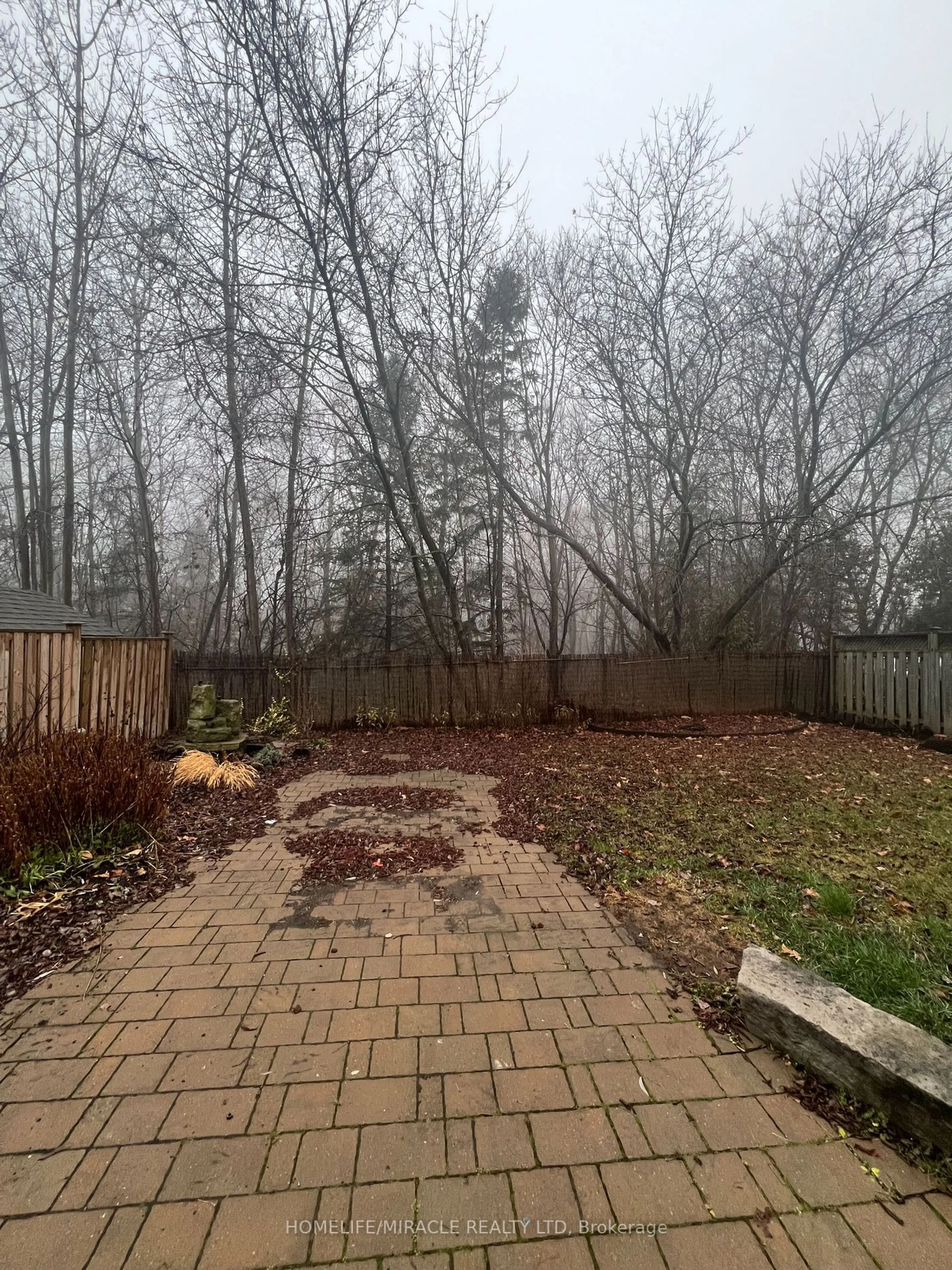 Patio, forest/trees view for 1880 Falconwood Way, Pickering Ontario L1V 7C3