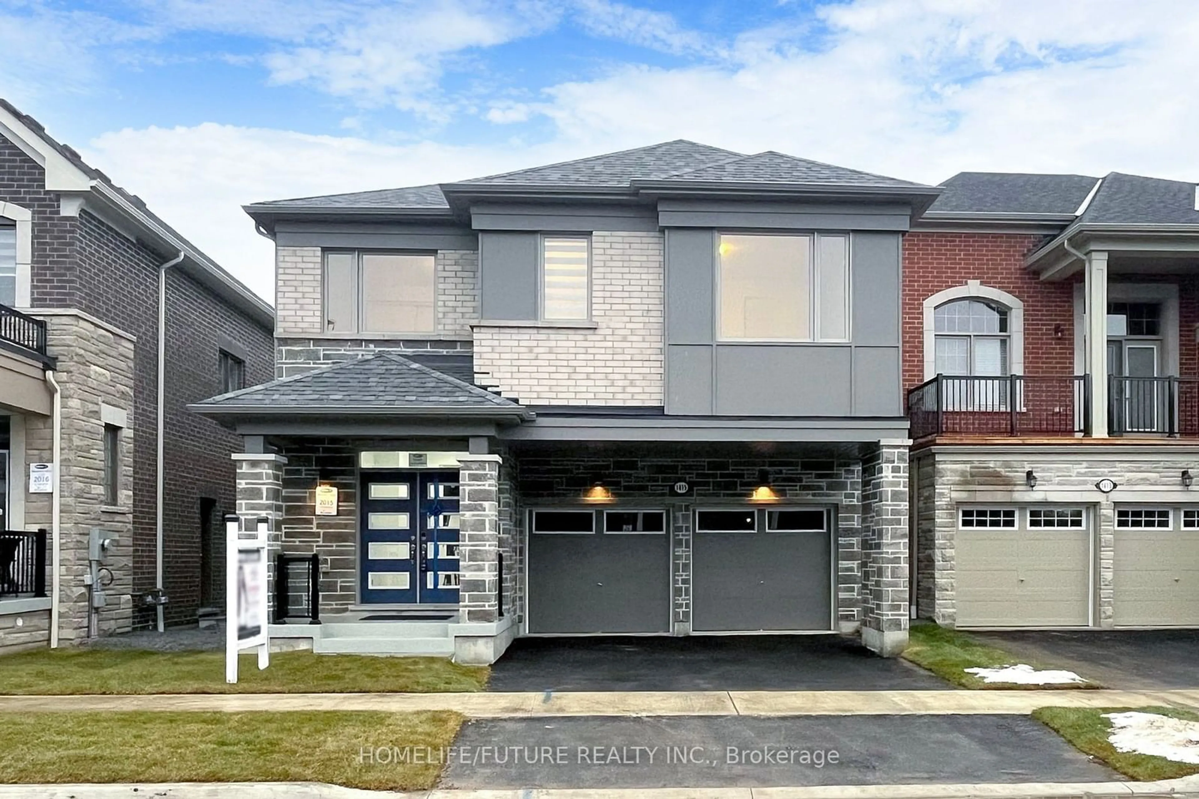 Home with brick exterior material, street for 1415 Swallowtail Lane, Pickering Ontario L1X 0N8