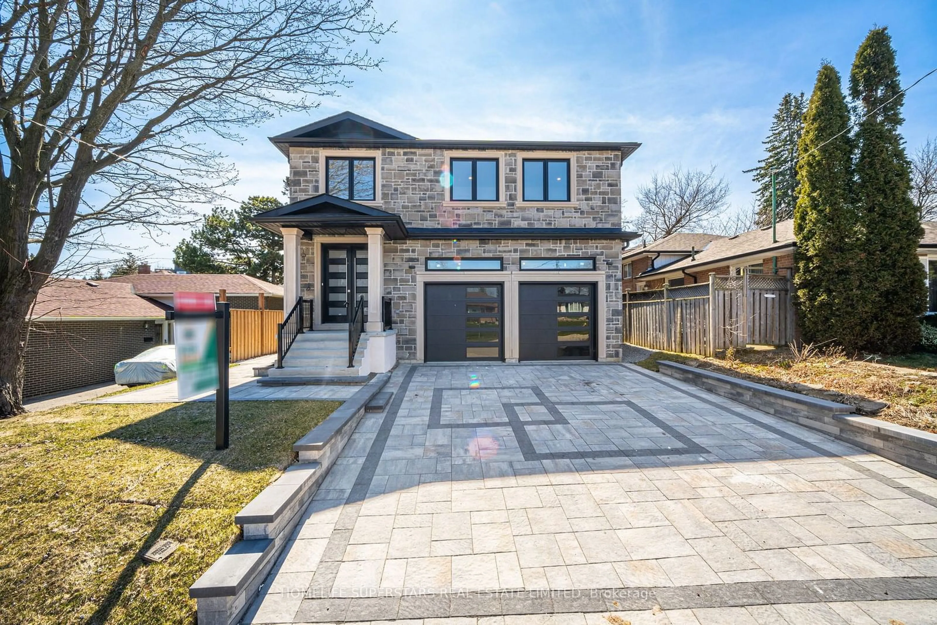 Home with brick exterior material, street for 49 Greendowns Dr, Toronto Ontario M1M 2G6