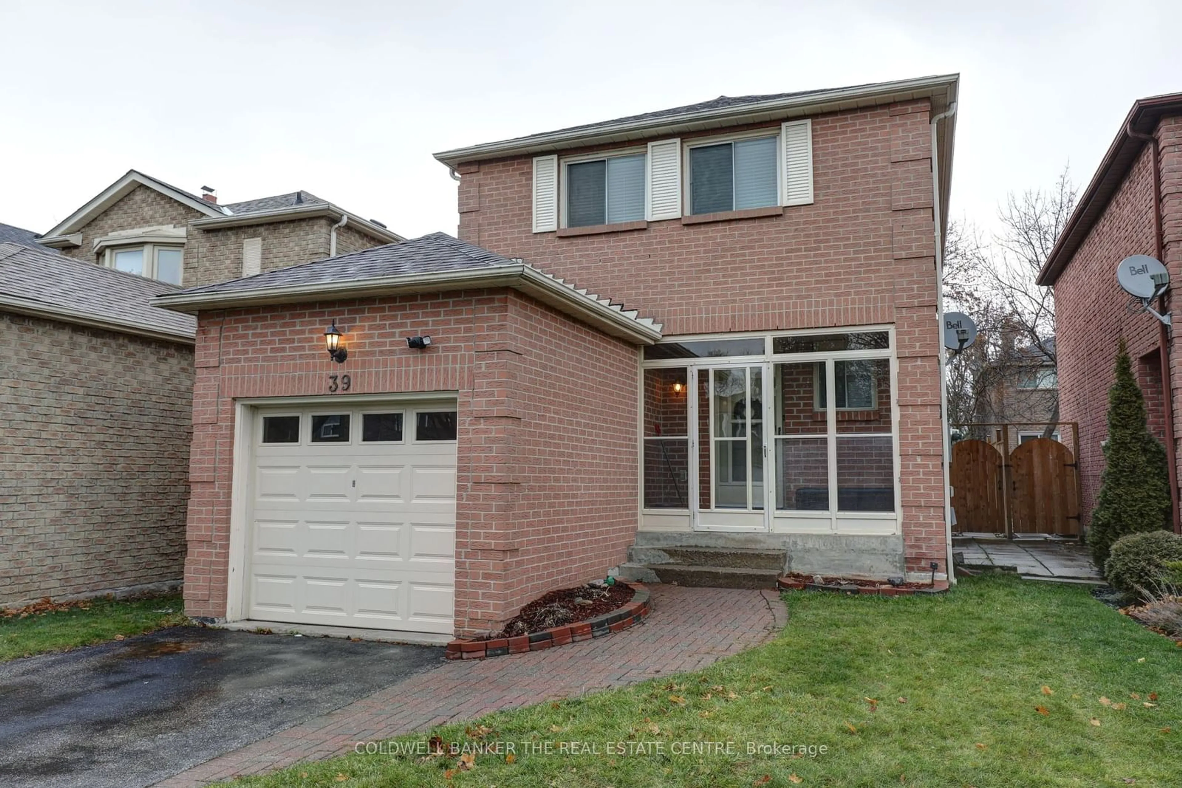 Home with brick exterior material, street for 39 Carnelly Cres, Ajax Ontario L1T 2H5