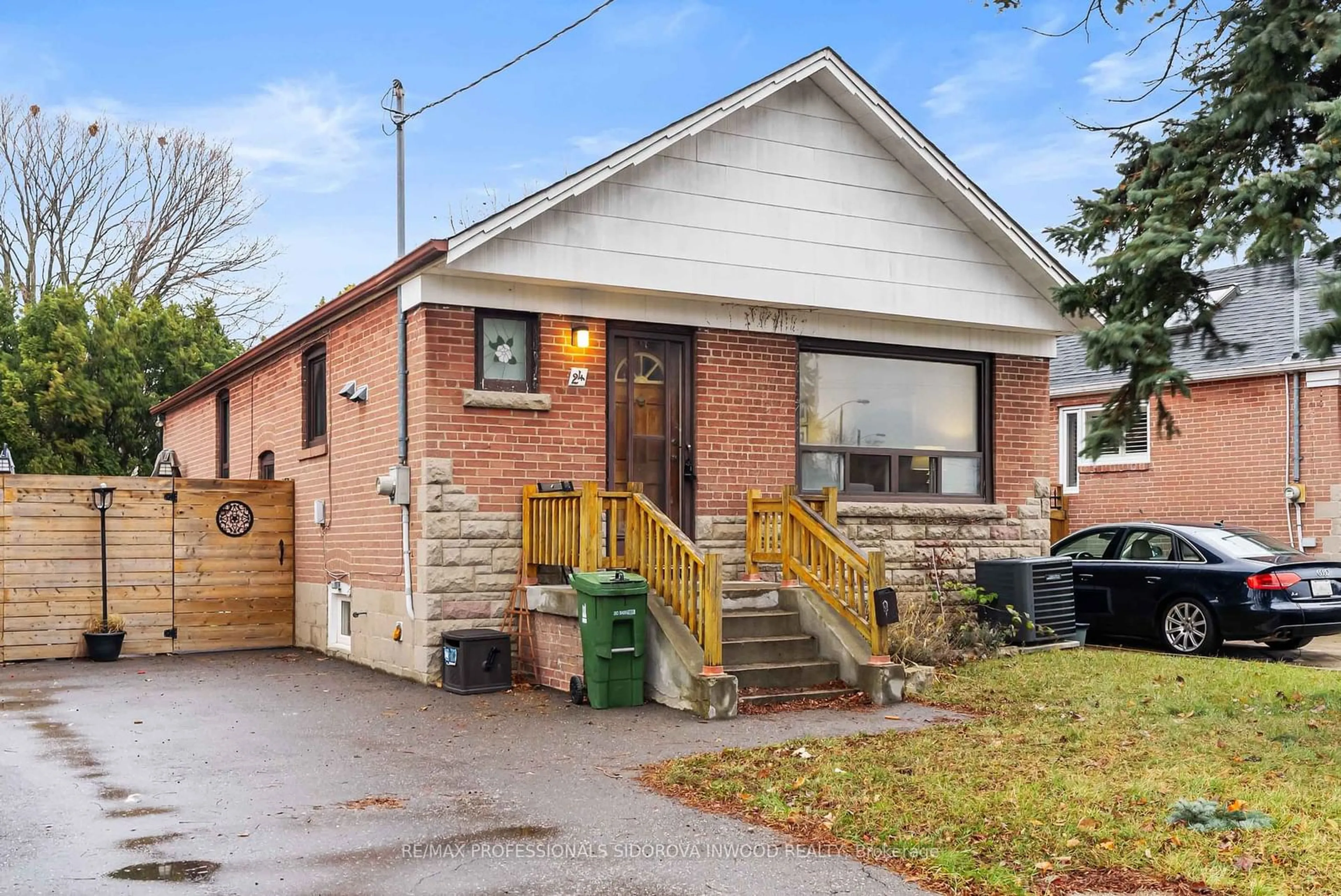 Home with brick exterior material, street for 24 Glenshaw Cres, Toronto Ontario M4B 2C9