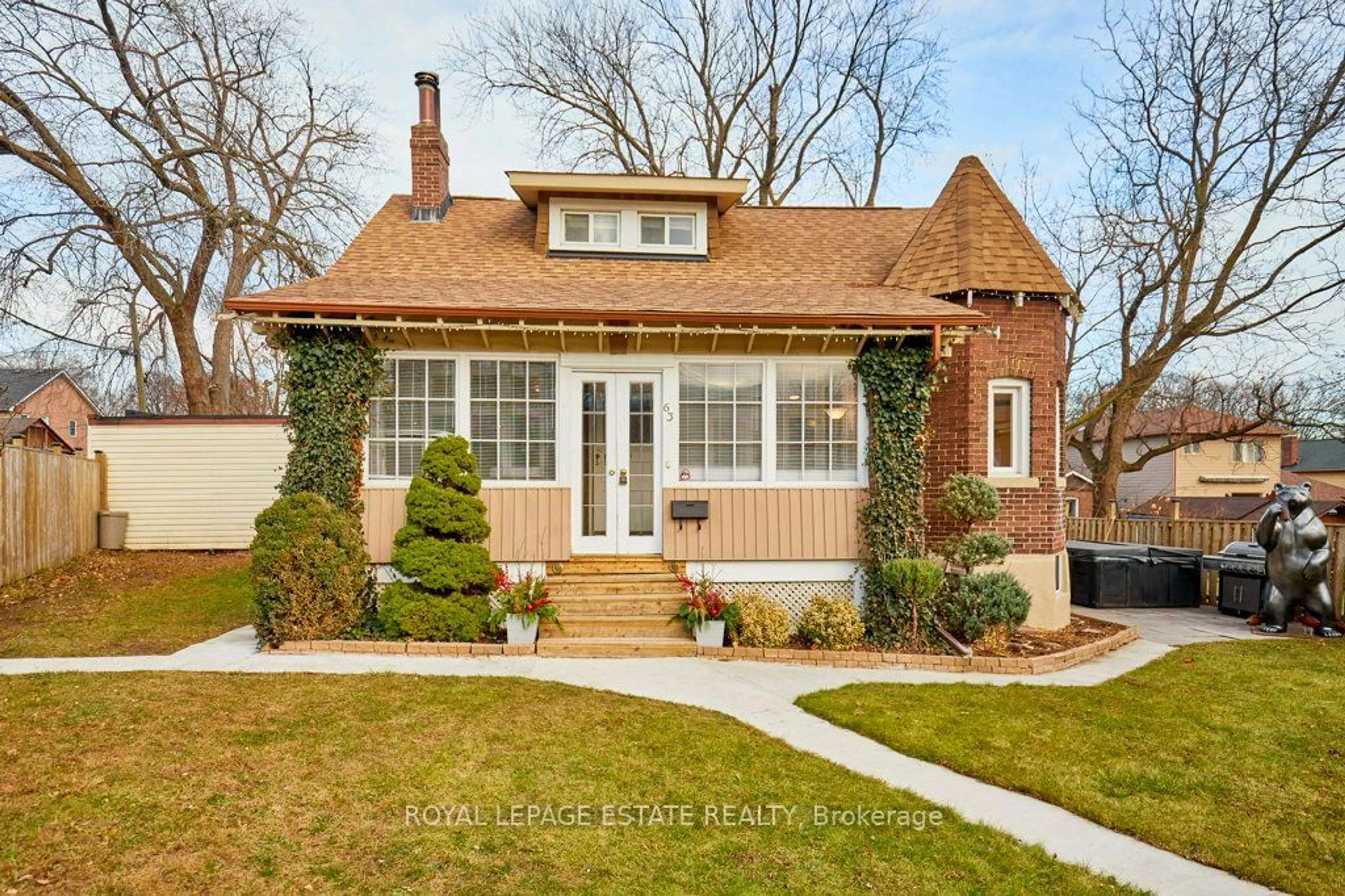 Home with brick exterior material, street for 63 Valhalla Blvd, Toronto Ontario M1N 3B4