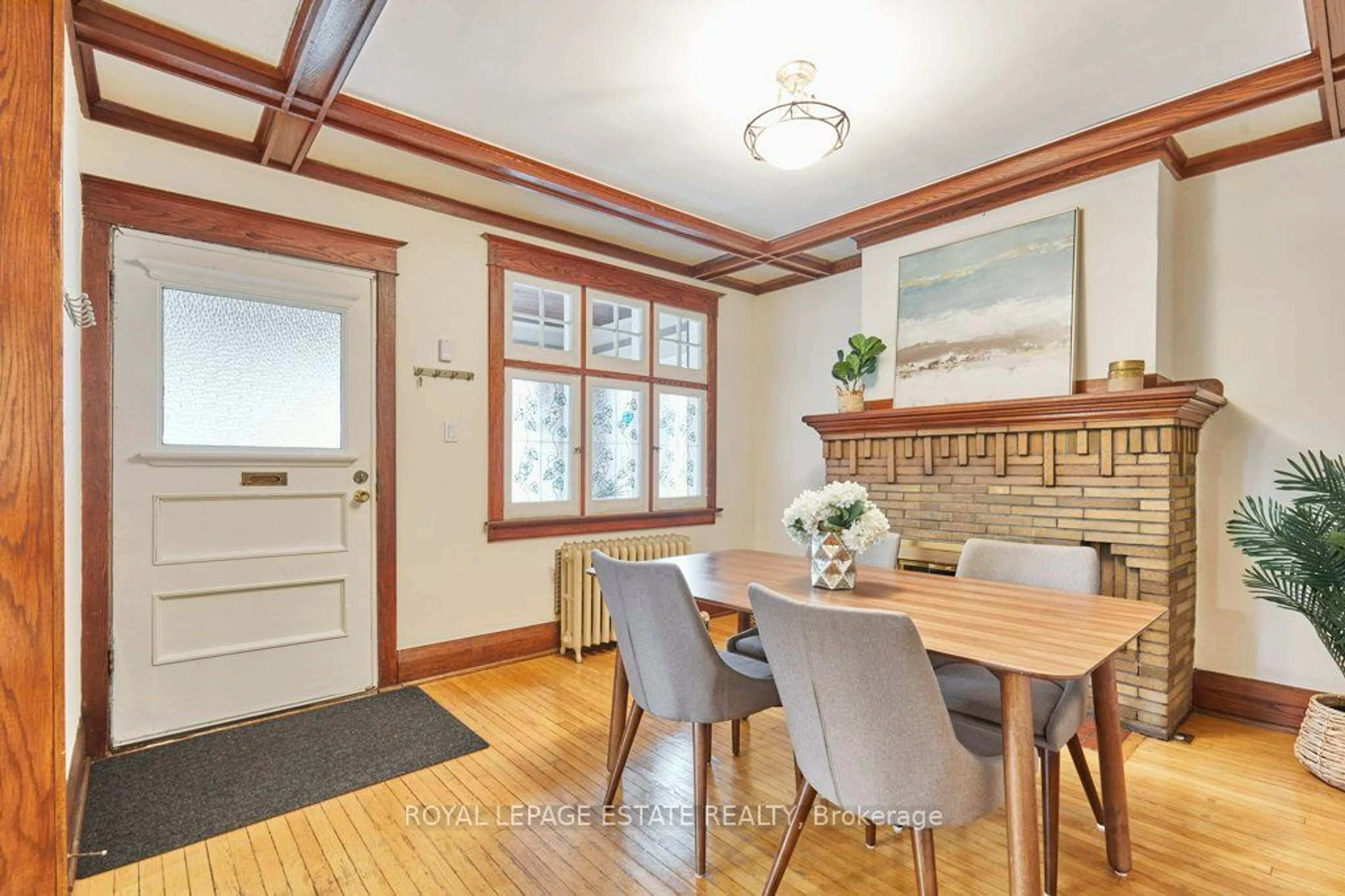 Dining room, wood/laminate floor for 63 Valhalla Blvd, Toronto Ontario M1N 3B4