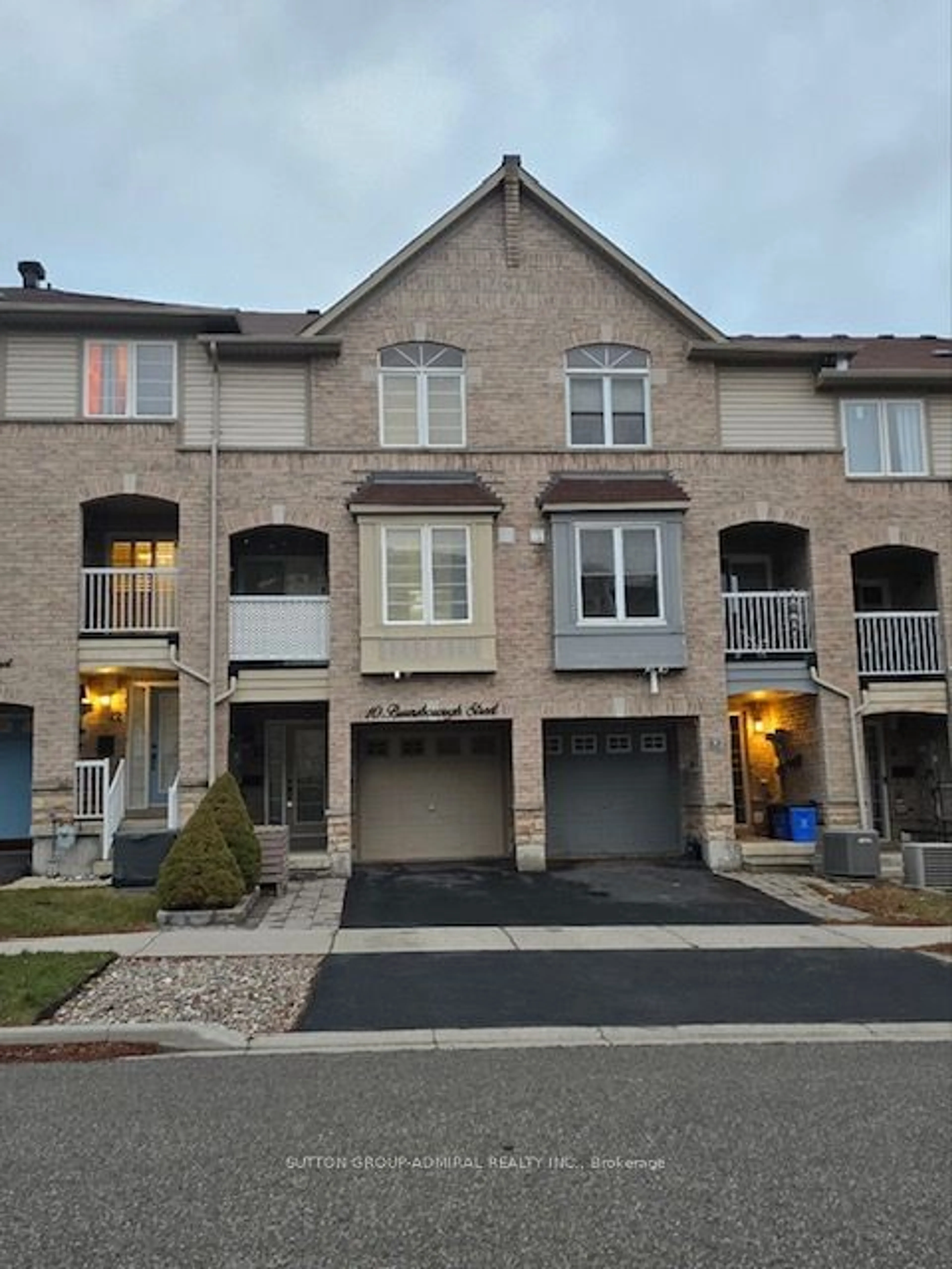 A pic from outside/outdoor area/front of a property/back of a property/a pic from drone, street for 10 Burnsborough St, Ajax Ontario L1S 0B6