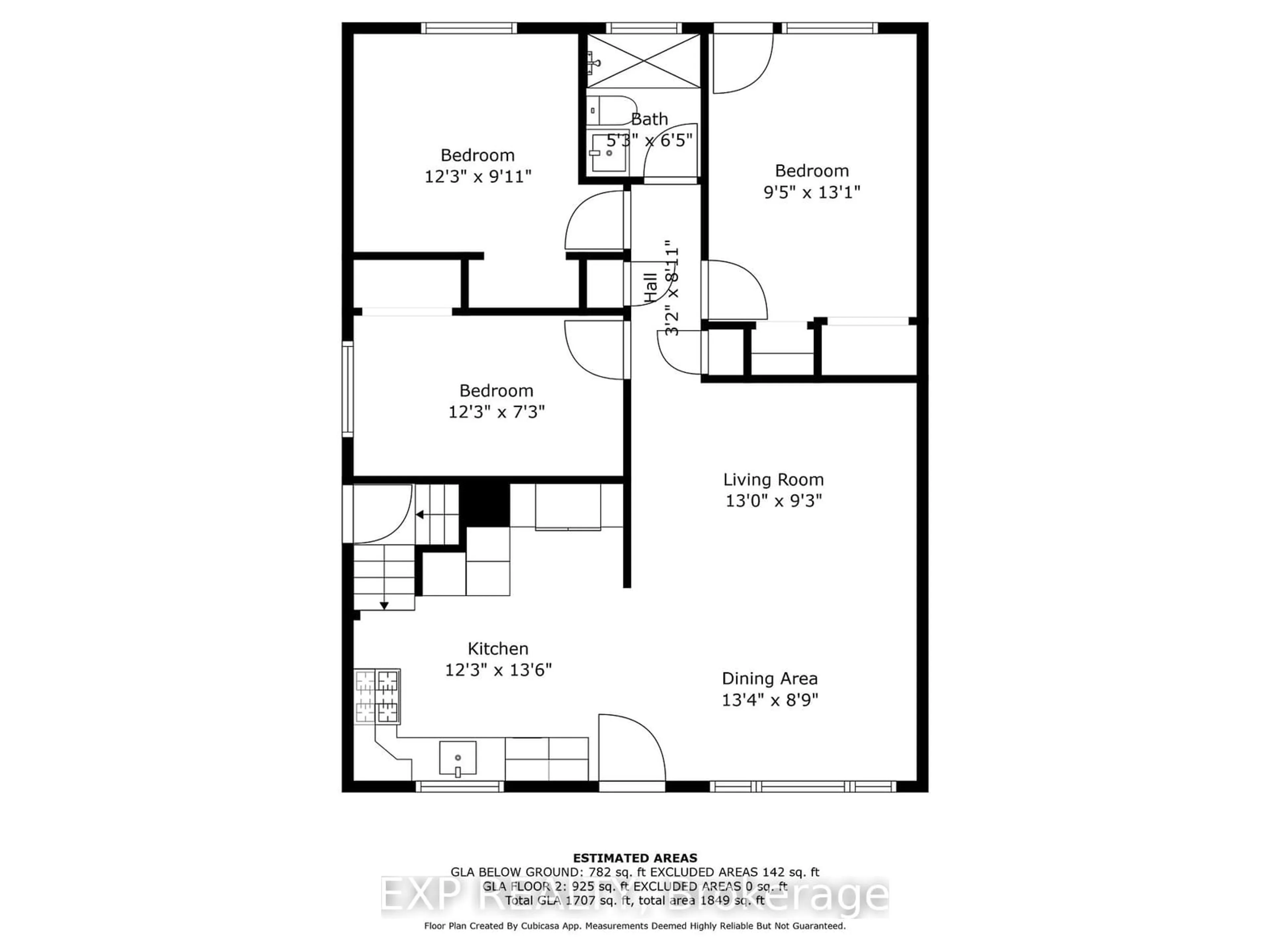 Floor plan for 657 Lakeview Ave, Oshawa Ontario L1J 1B2