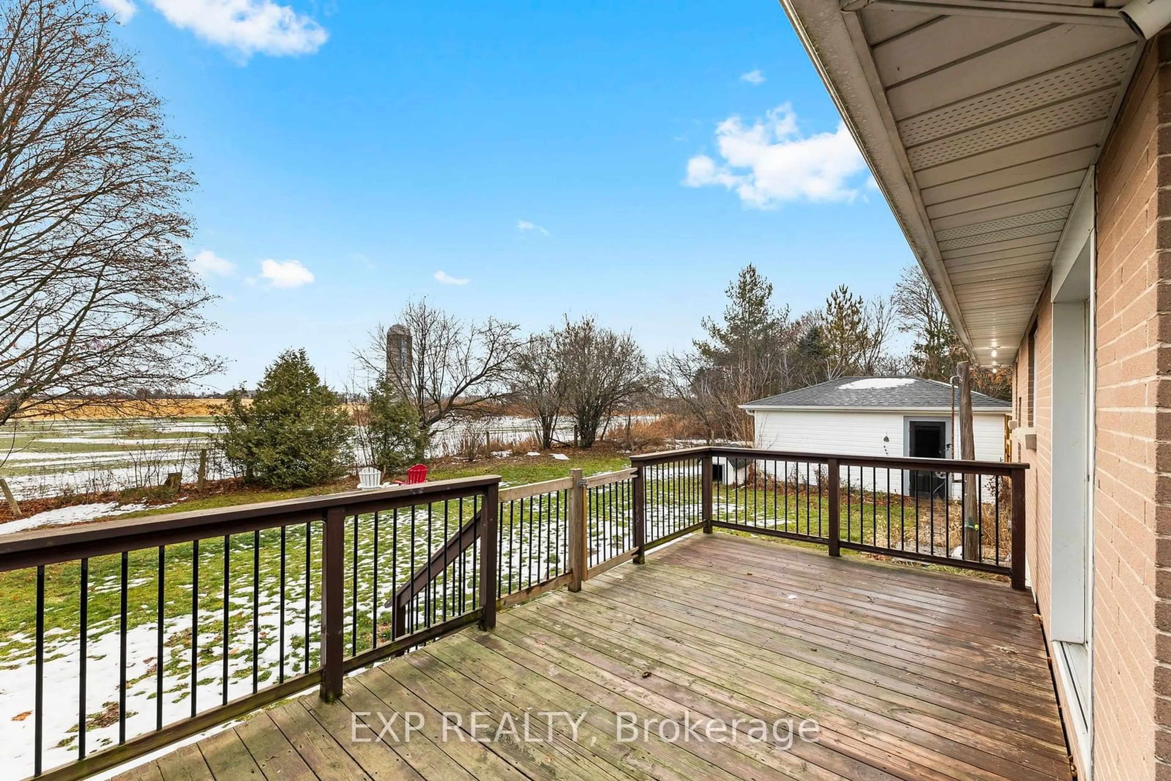 Patio, water/lake/river/ocean view for 4030 Highway 7a Rd, Scugog Ontario L0B 1K0