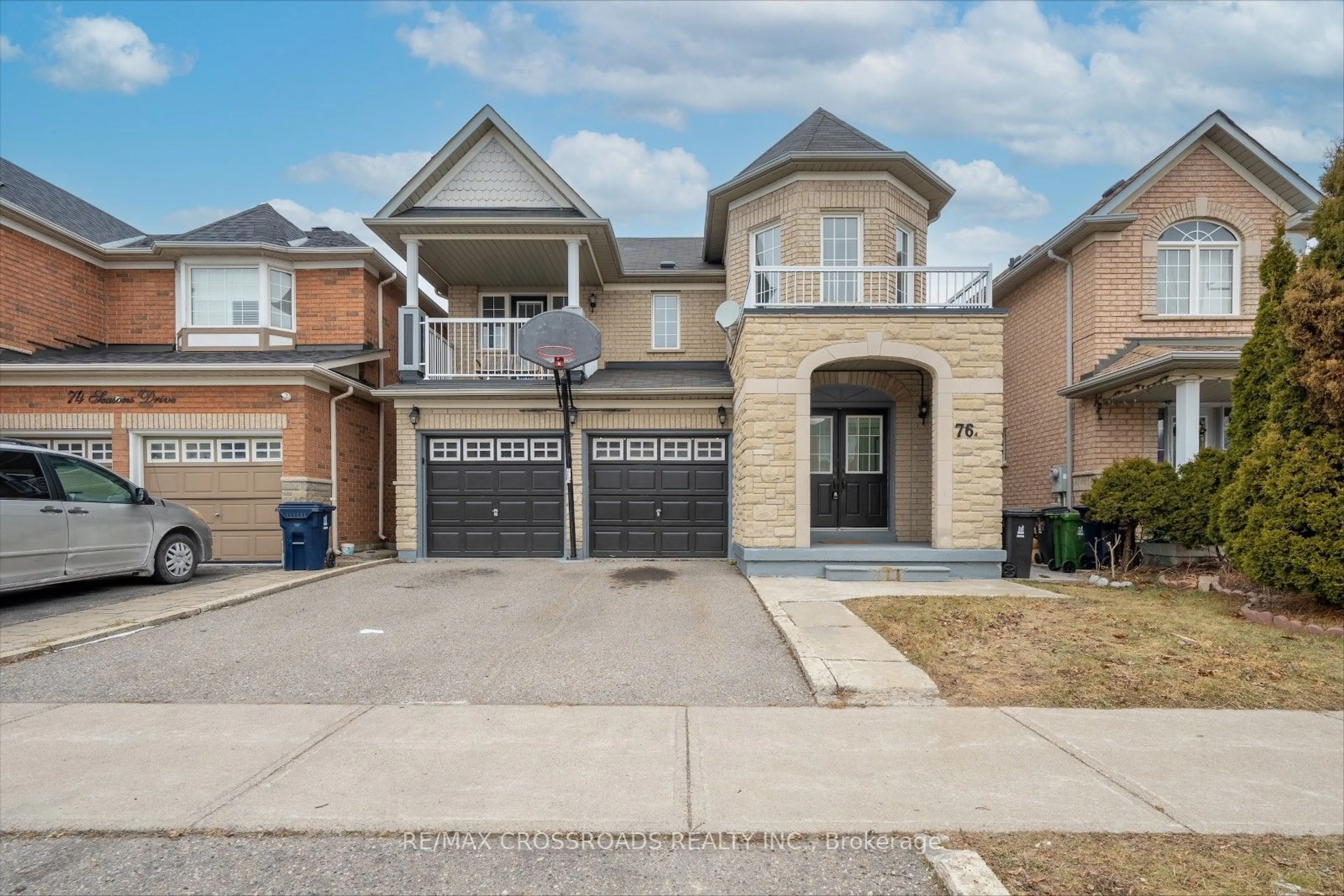 Home with brick exterior material, street for 76 Seasons Dr, Toronto Ontario M1X 1X9