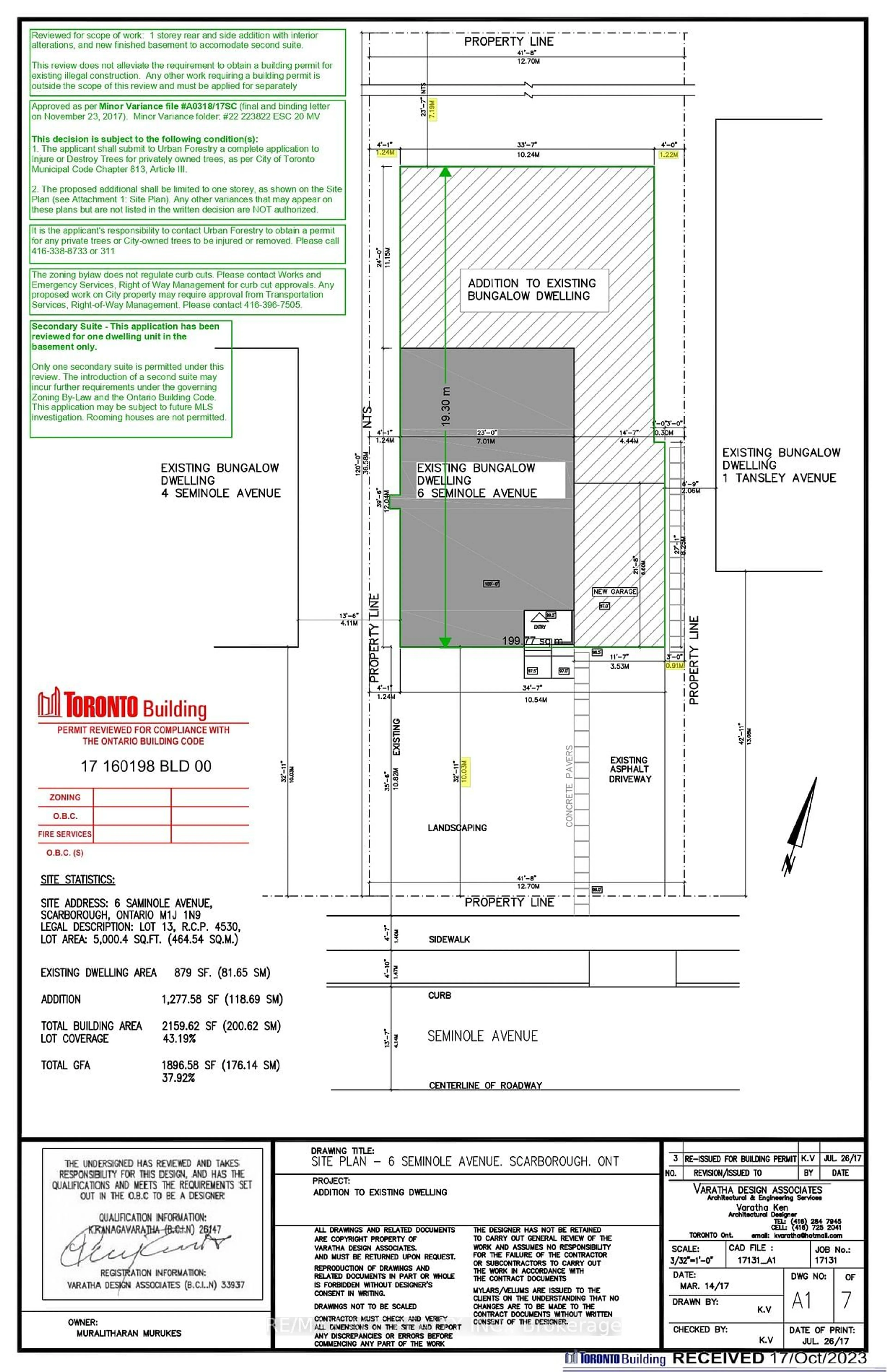 Floor plan for 6 Seminole Ave, Toronto Ontario M1J 1M9