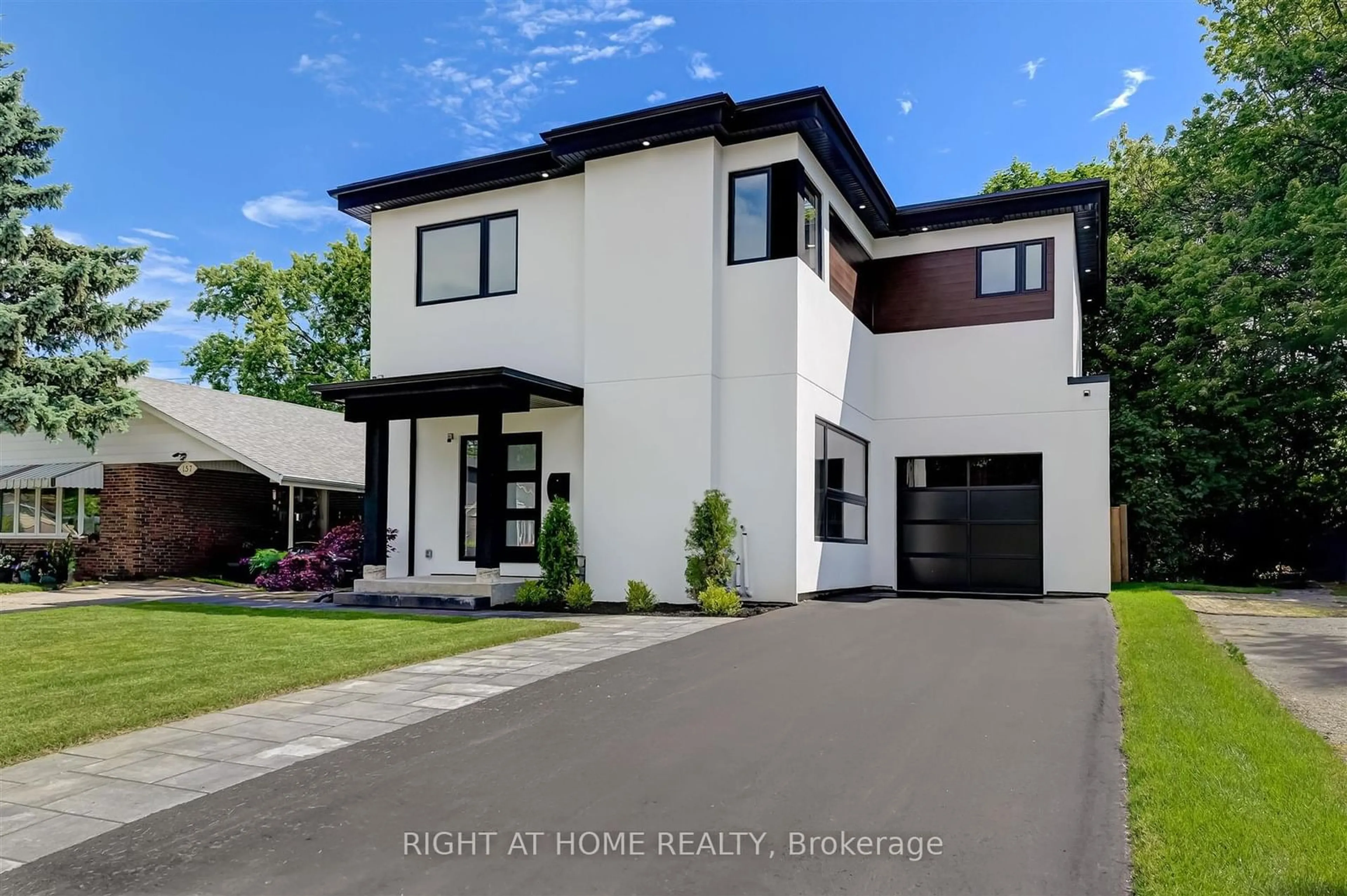 Home with vinyl exterior material, street for 155 Treverton Dr, Toronto Ontario M1K 3T1