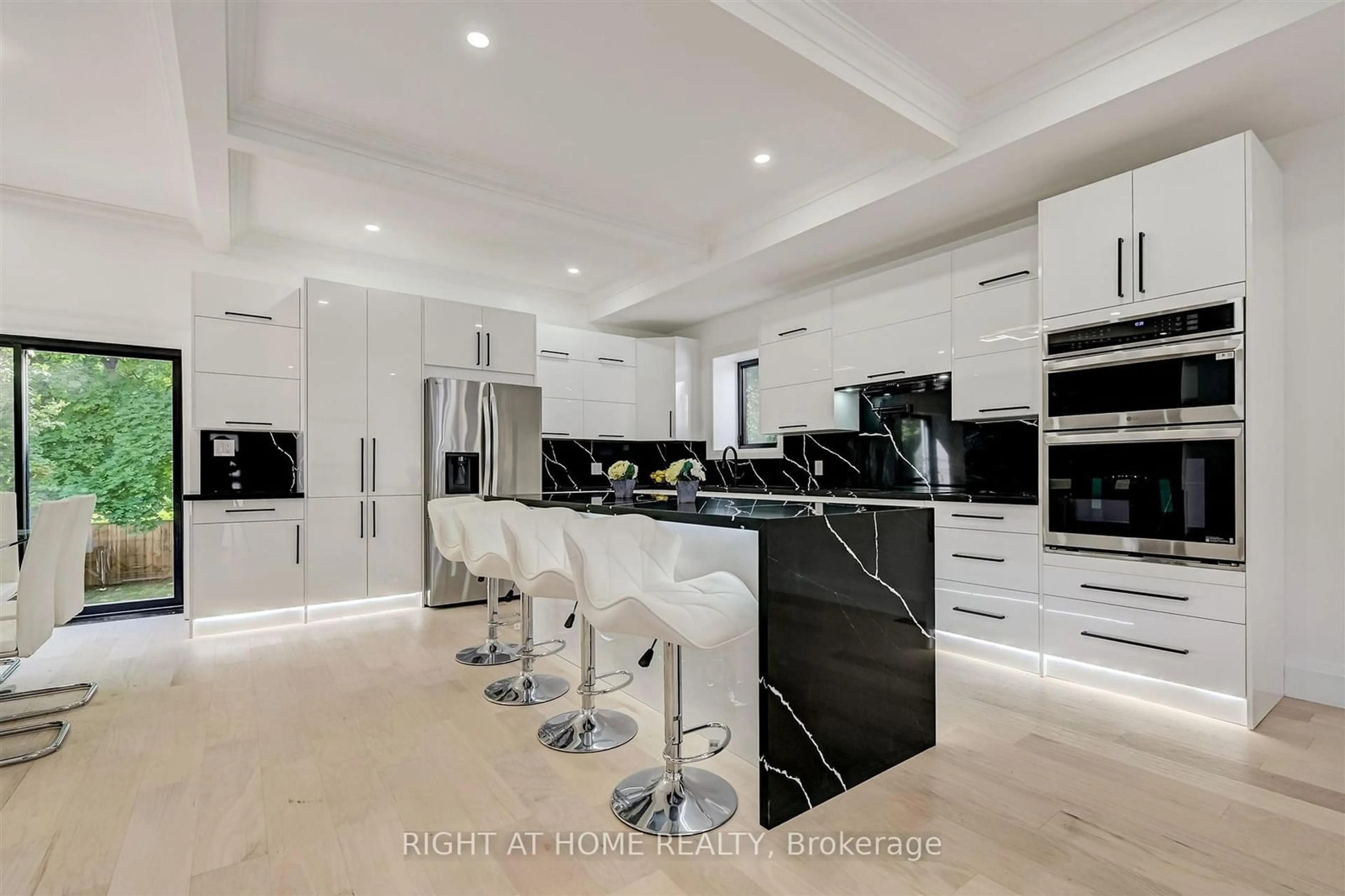 Contemporary kitchen, ceramic/tile floor for 155 Treverton Dr, Toronto Ontario M1K 3T1