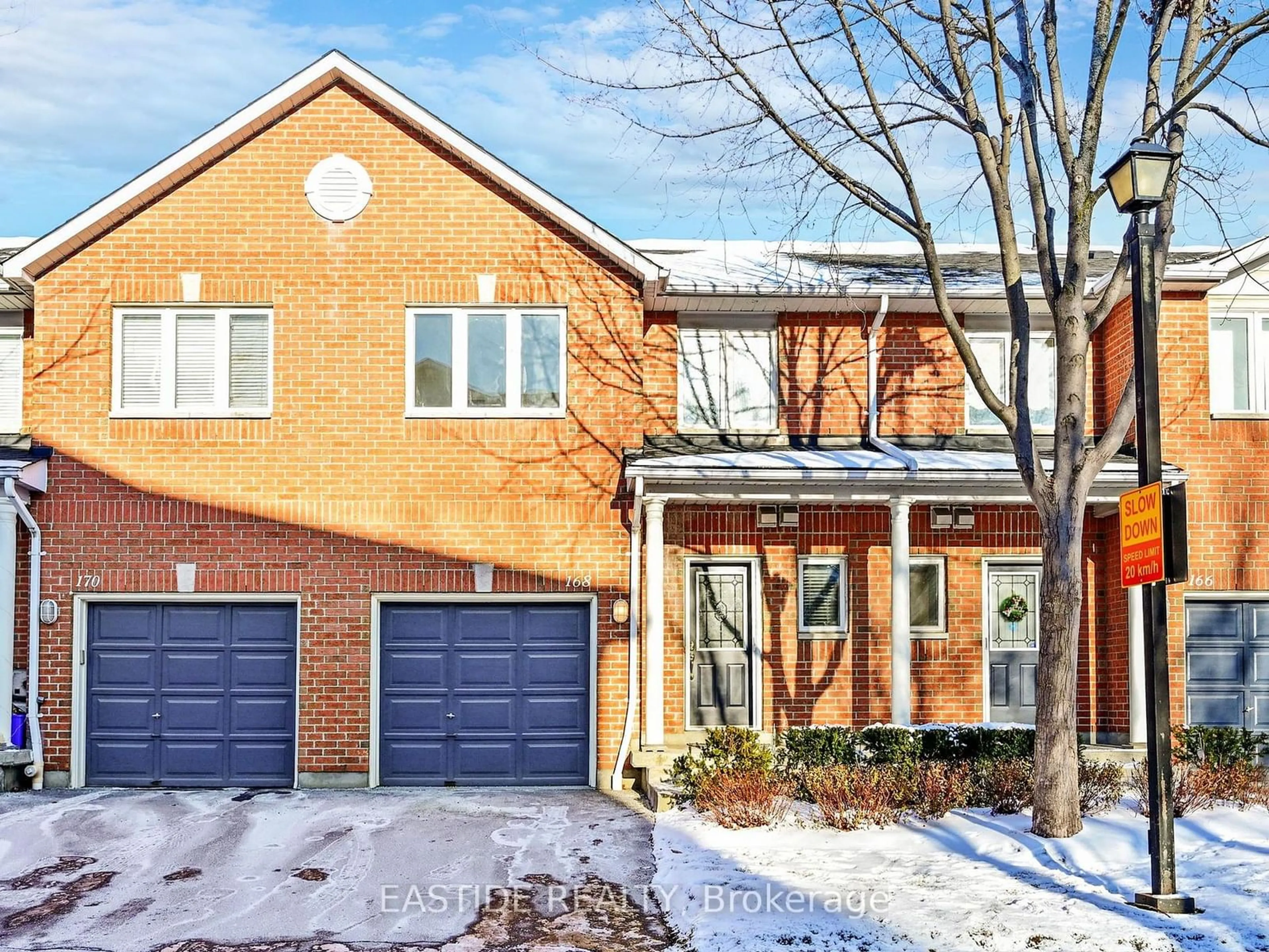 Home with brick exterior material, street for 83 Mondeo Dr #168, Toronto Ontario M1P 5B6