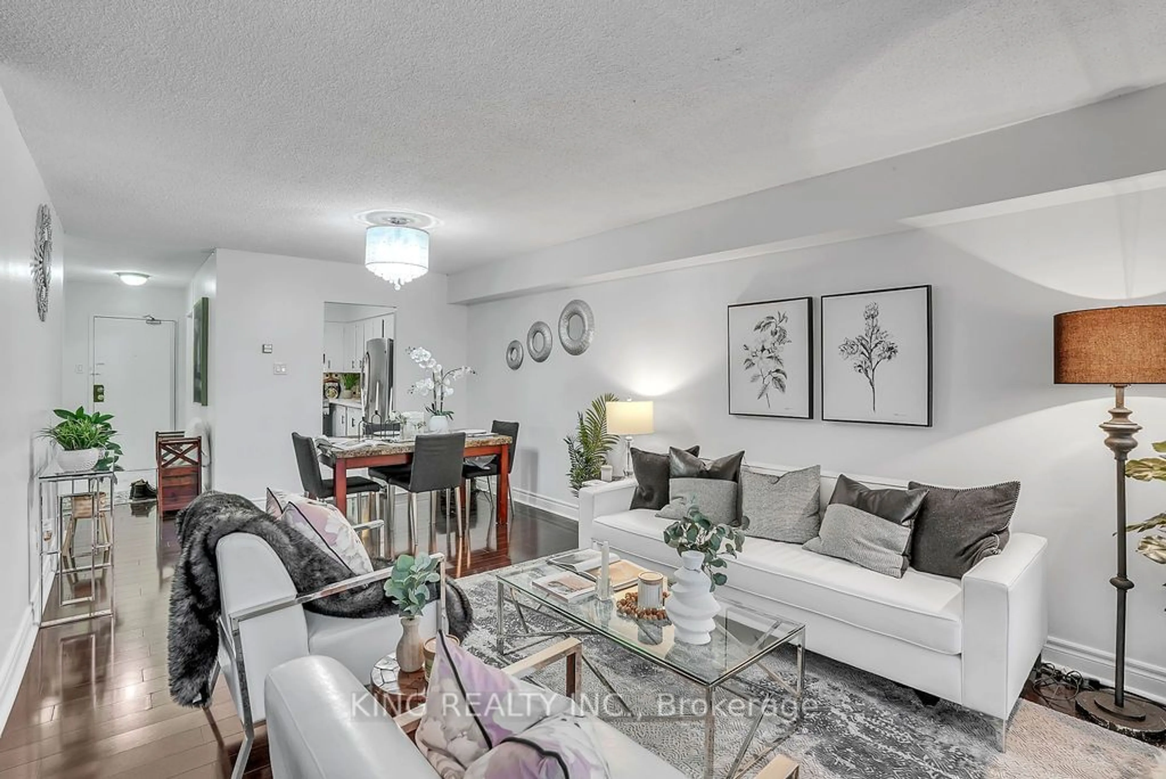 Living room with furniture, unknown for 3380 Eglinton Ave #1412, Toronto Ontario M1J 3L6