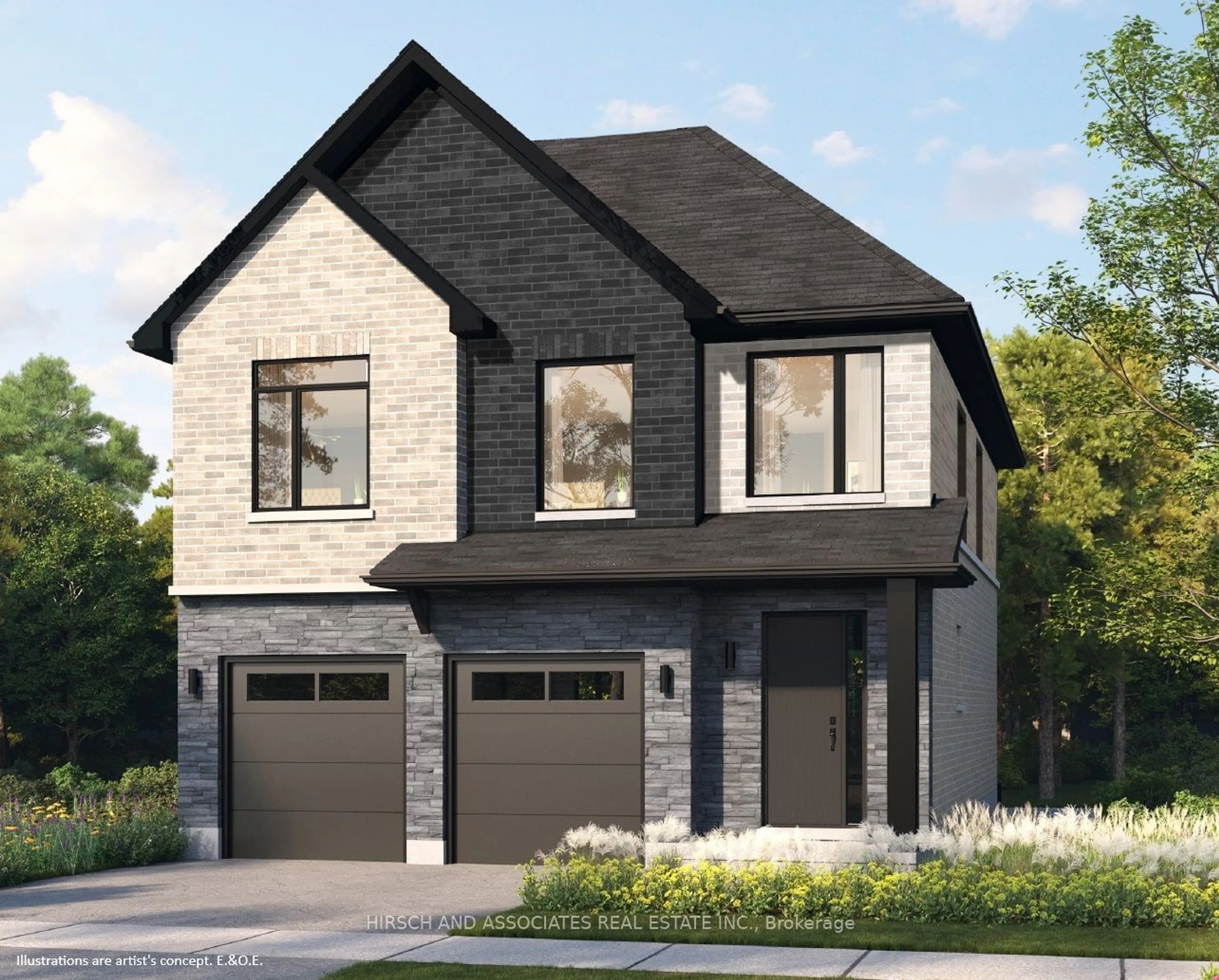 Home with brick exterior material, street for Lot 13 Robert Attersley Dr Dr, Whitby Ontario L1R 0B6