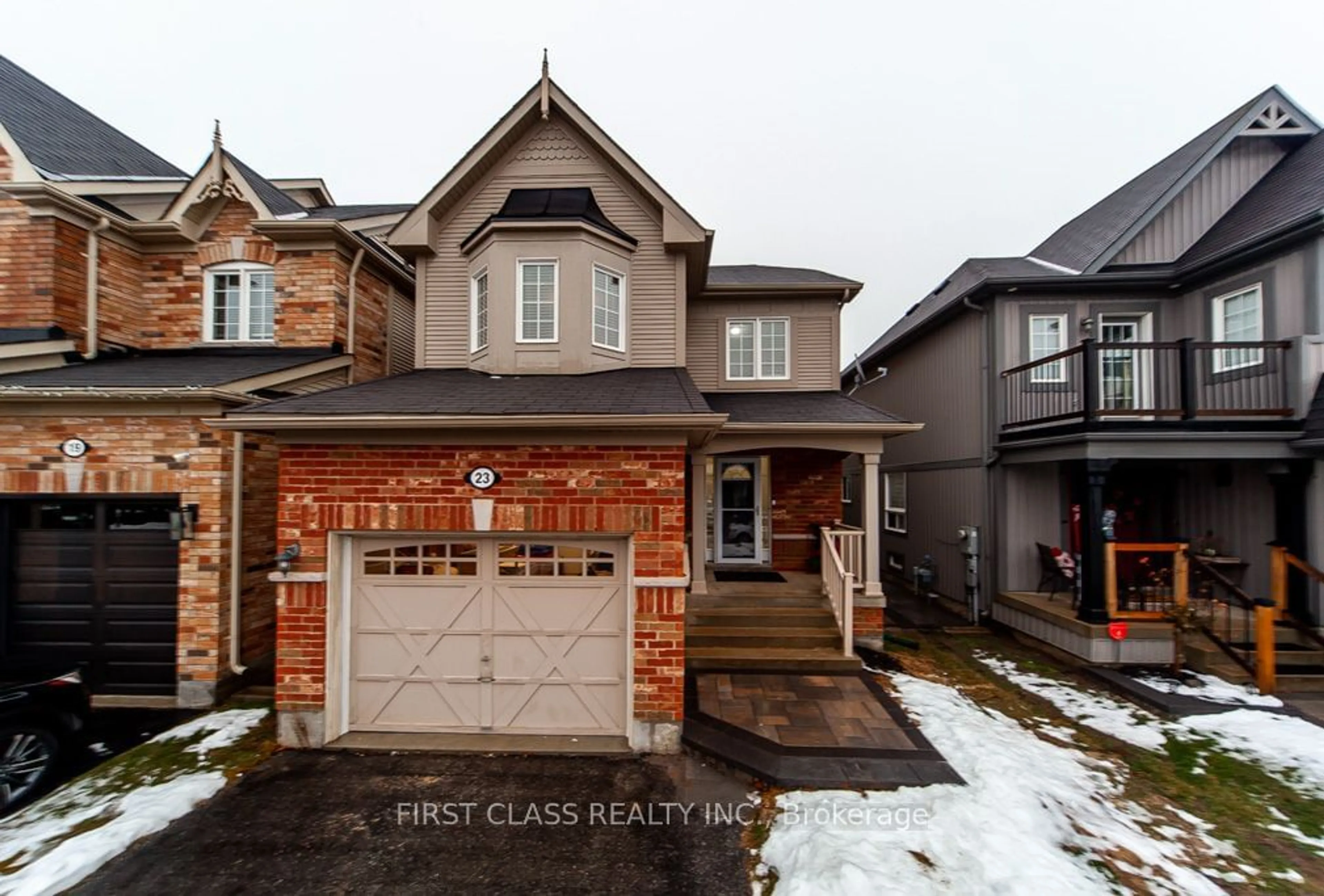 Home with brick exterior material, street for 23 Darryl Caswell Way, Clarington Ontario L1C 0H9