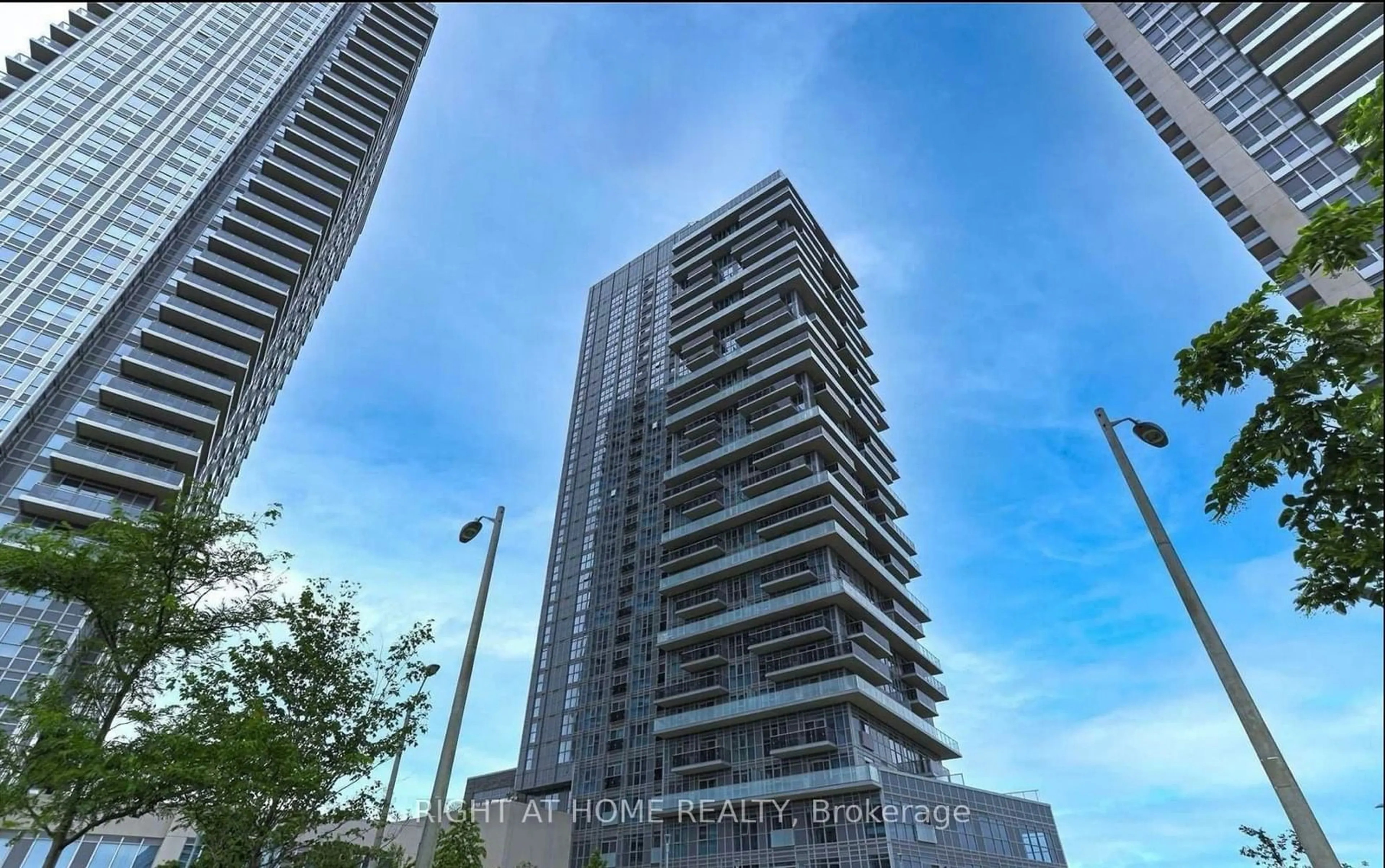 A pic from outside/outdoor area/front of a property/back of a property/a pic from drone, building for 225 Village Green Sq #710, Toronto Ontario M1S 0N4