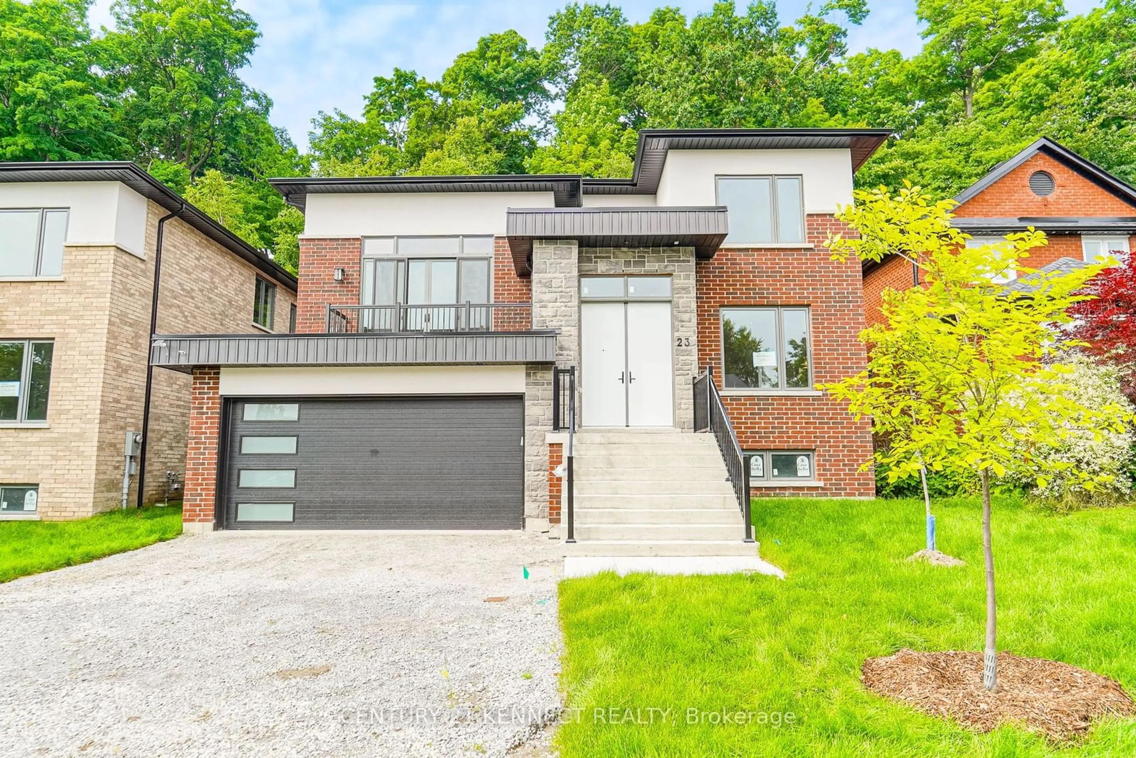 Home with brick exterior material, street for 23 Blueking Cres, Toronto Ontario M1C 4N1