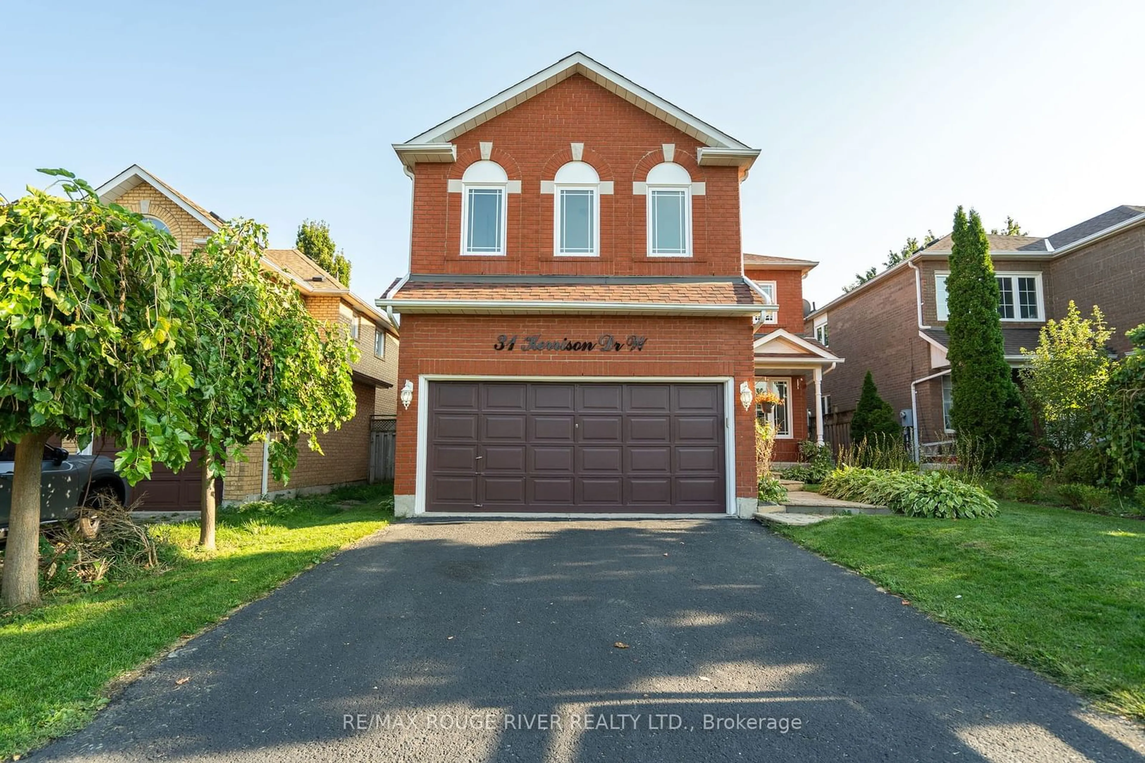 Home with brick exterior material, street for 31 Kerrison Dr, Ajax Ontario L1Z 1K2