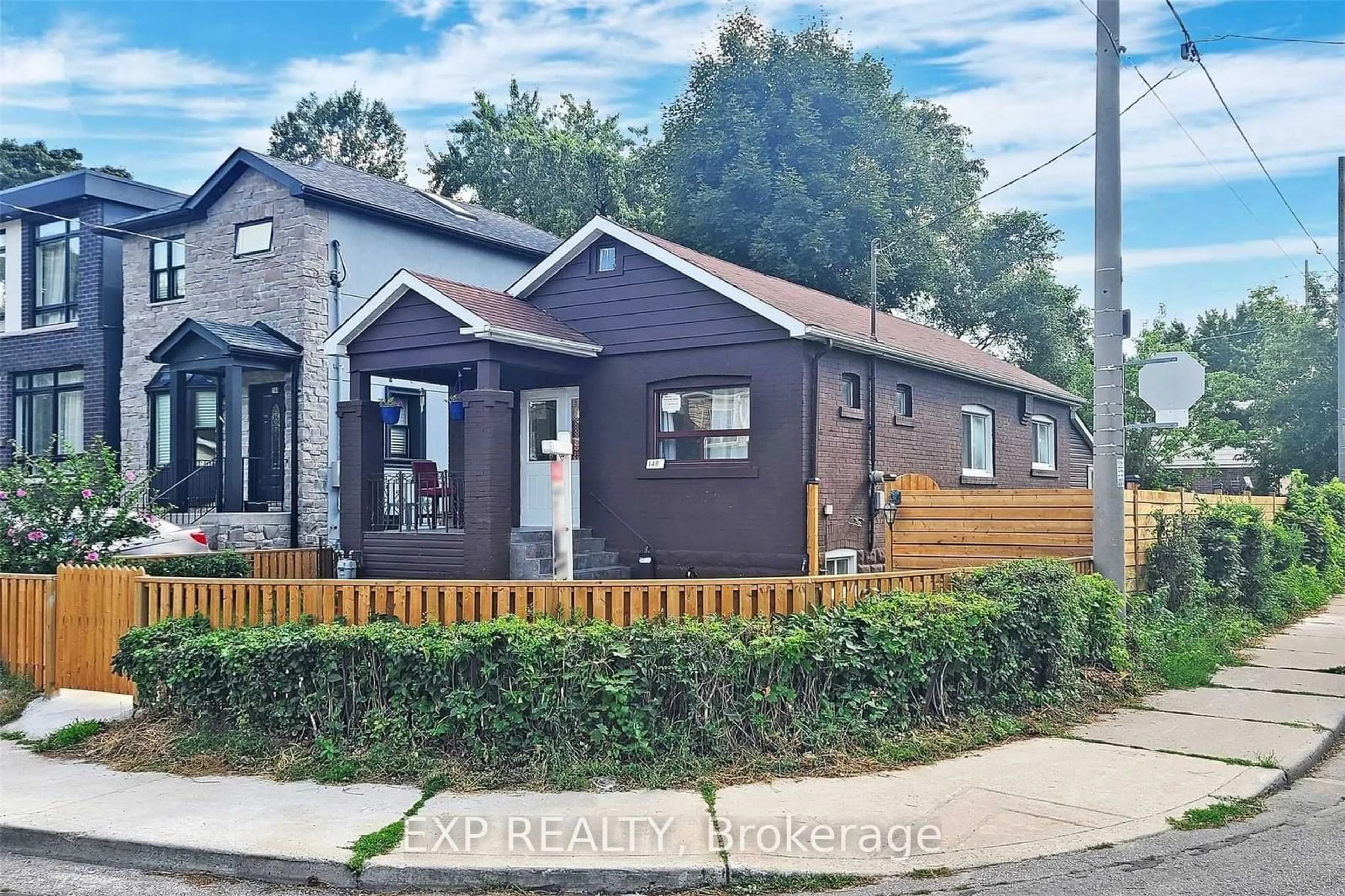 Home with brick exterior material, street for 146 Coleridge Ave, Toronto Ontario M4C 4H6