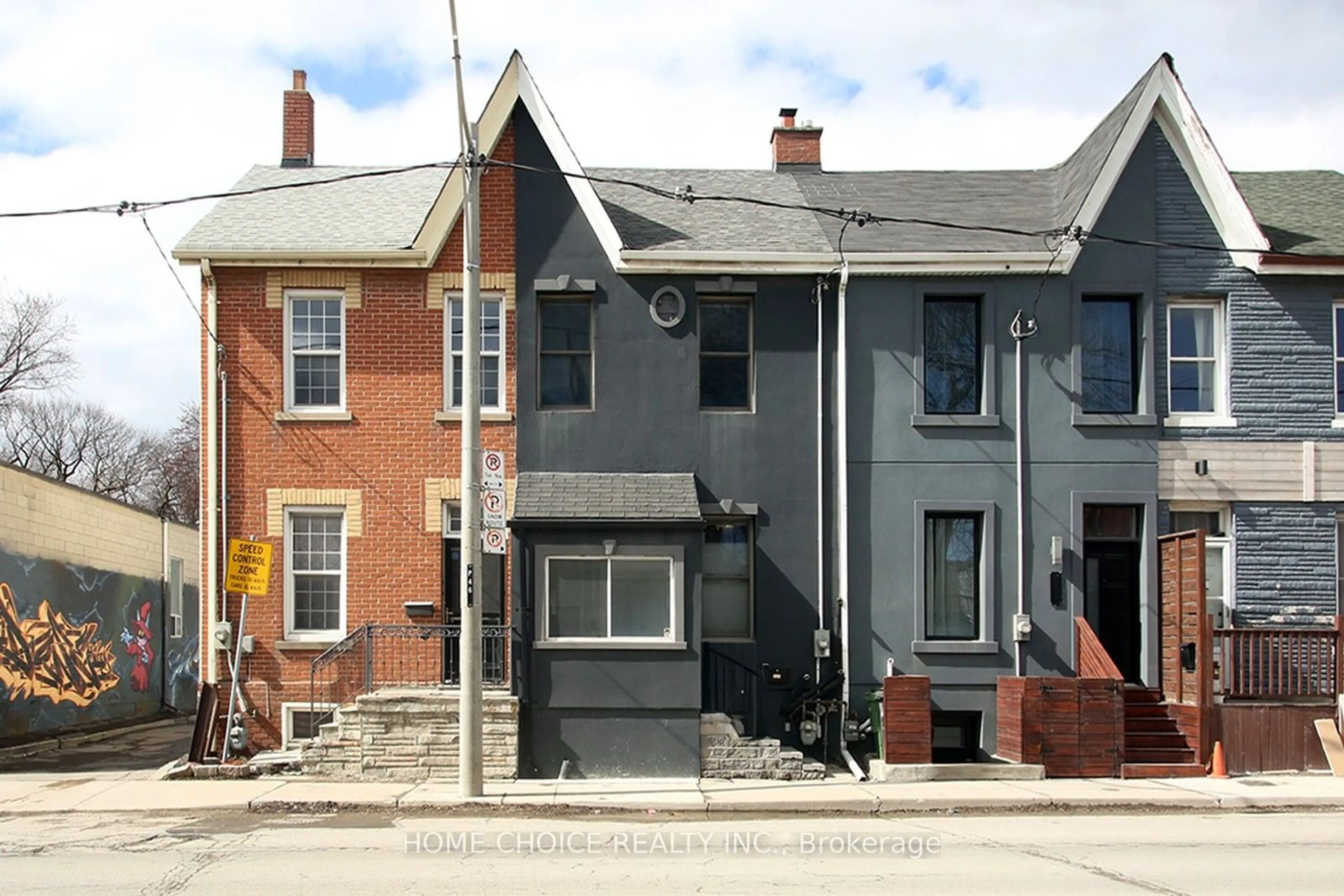 Home with brick exterior material, street for 106 Carlaw Ave, Toronto Ontario M4M 2R7