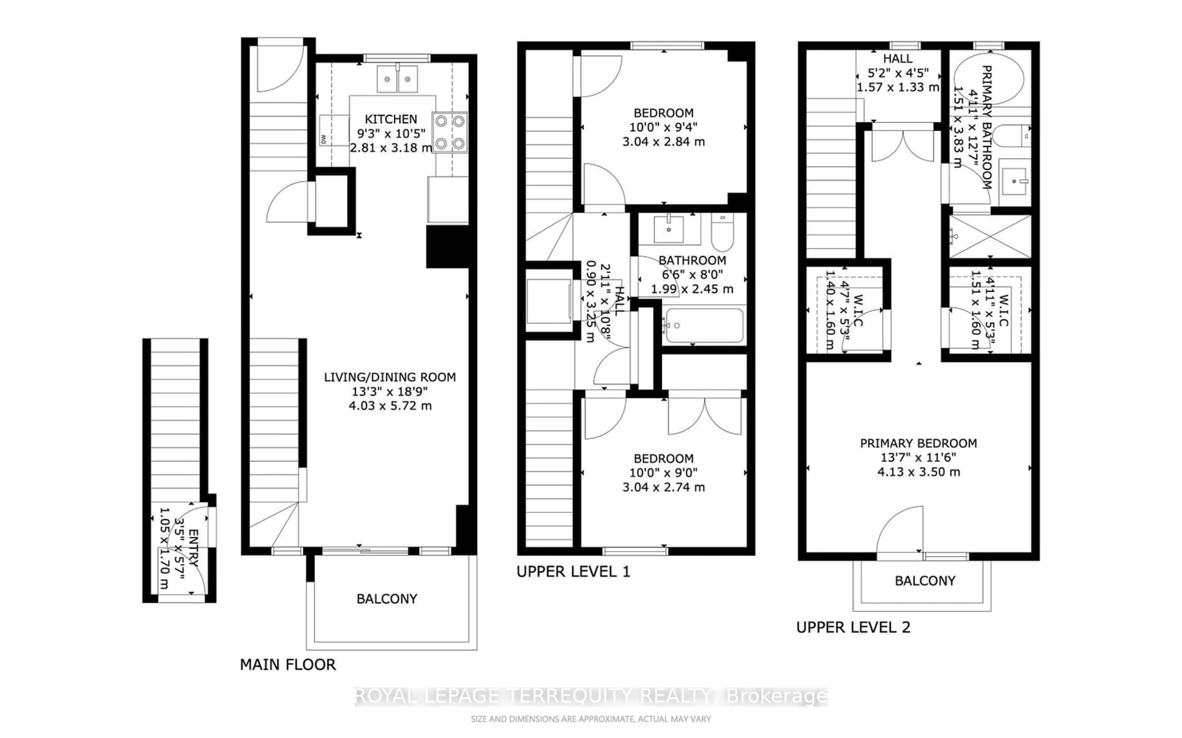 Floor plan for 49 Cooperage Lane, Ajax Ontario L1S 5C3