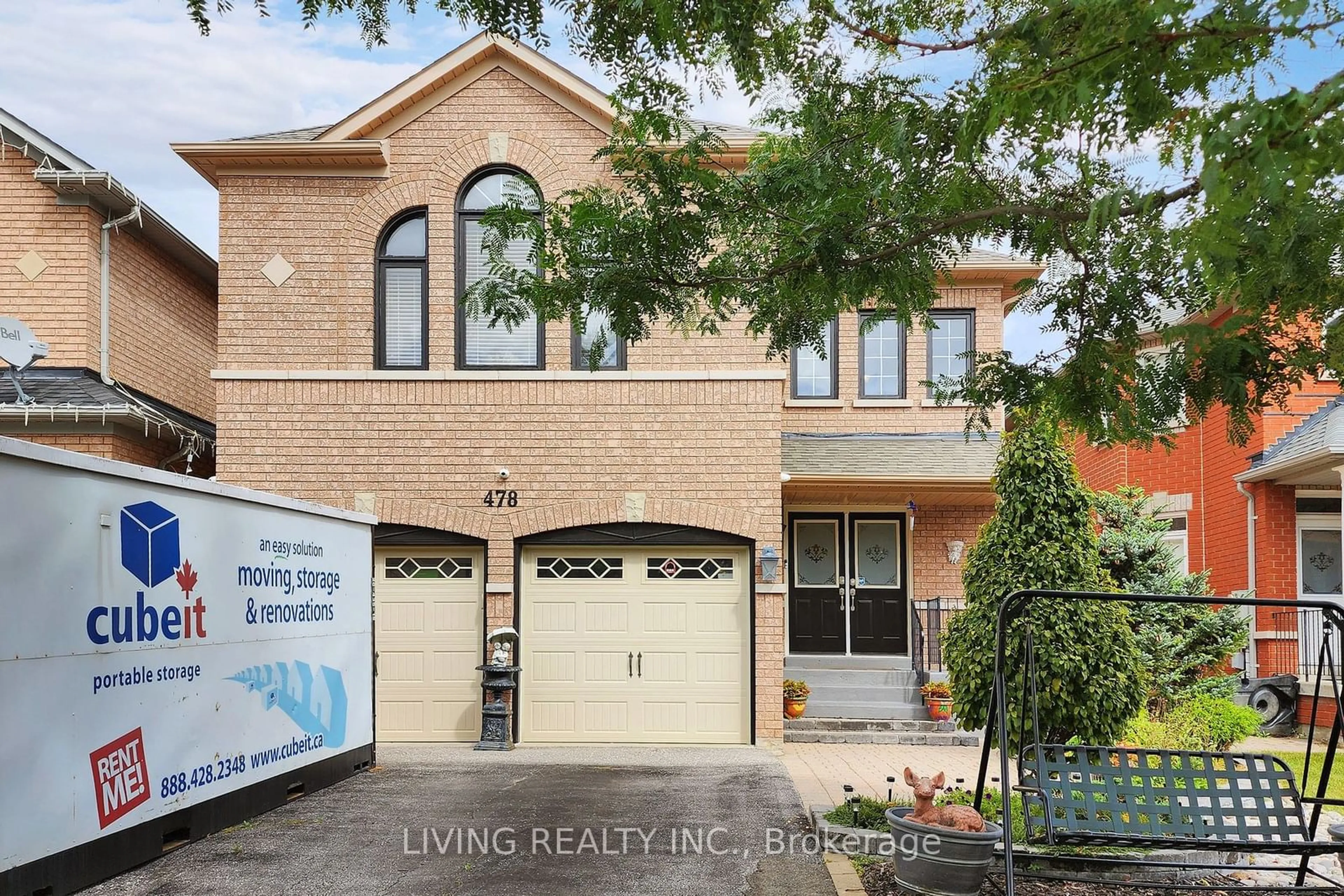 Home with brick exterior material, street for 478 Summerpark Cres, Pickering Ontario L1V 7A8