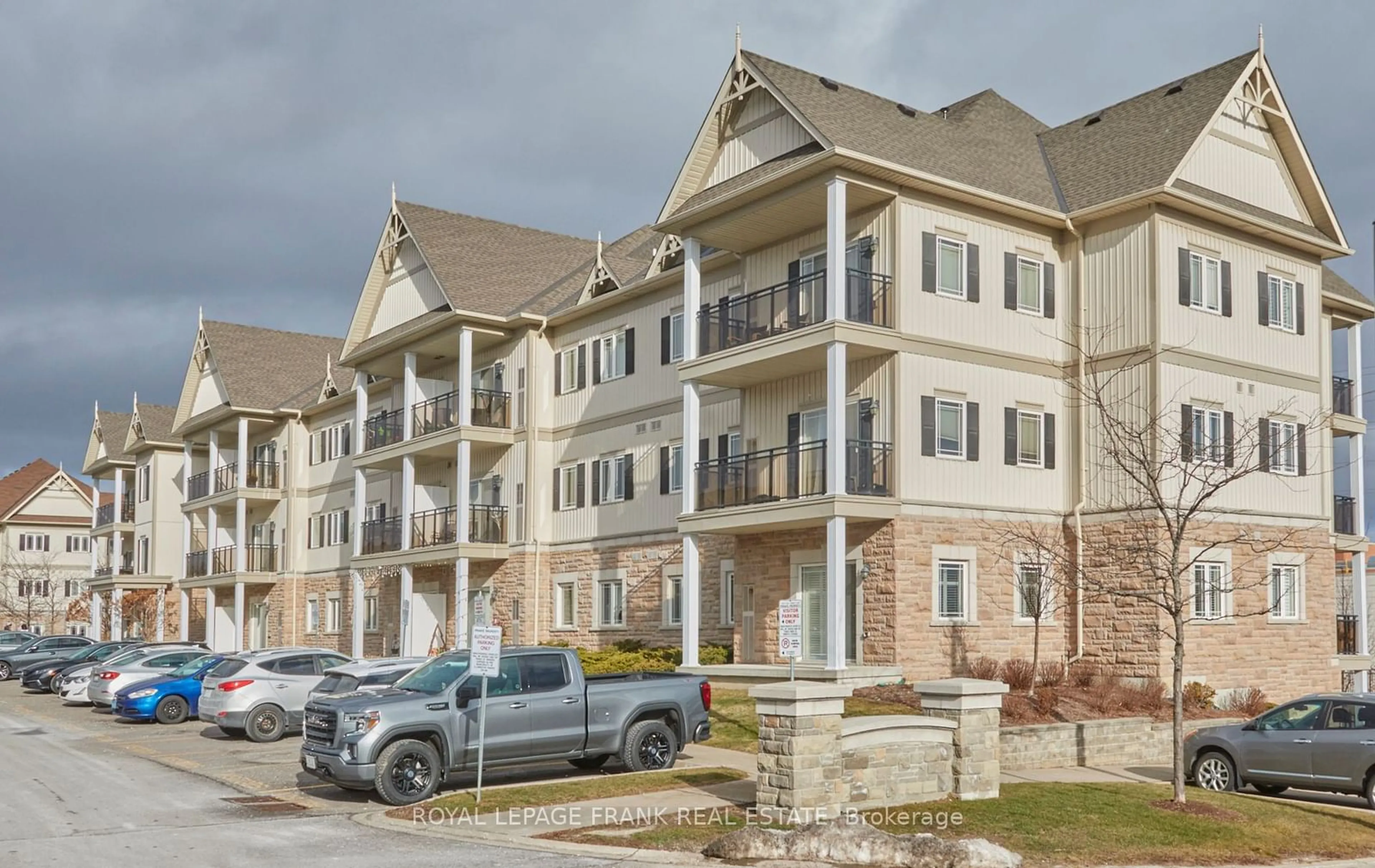 A pic from outside/outdoor area/front of a property/back of a property/a pic from drone, building for 1 Sidney Lane #107, Clarington Ontario L1C 0N5