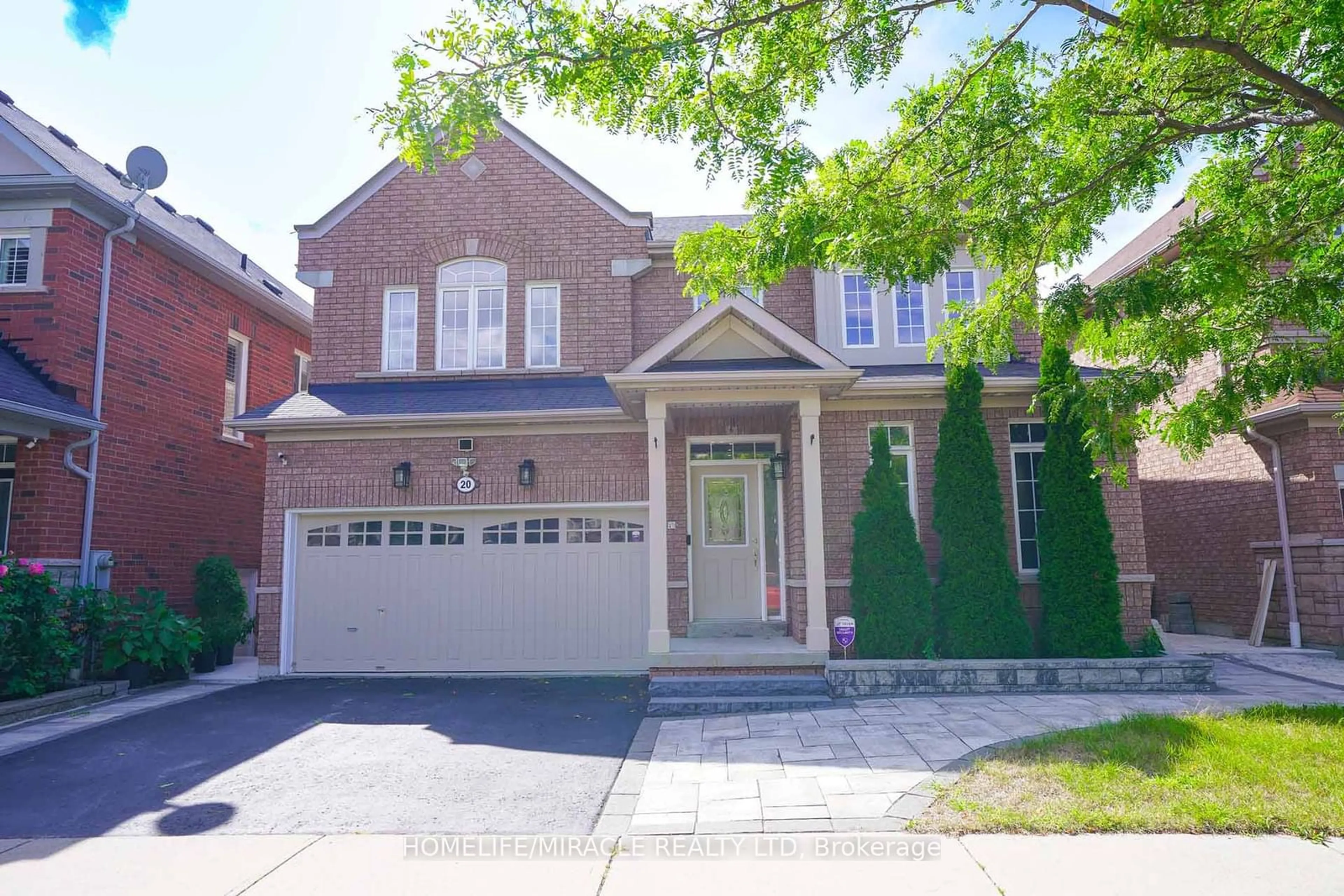 Home with brick exterior material, street for 20 Cragg Cres, Ajax Ontario L1T 0E4