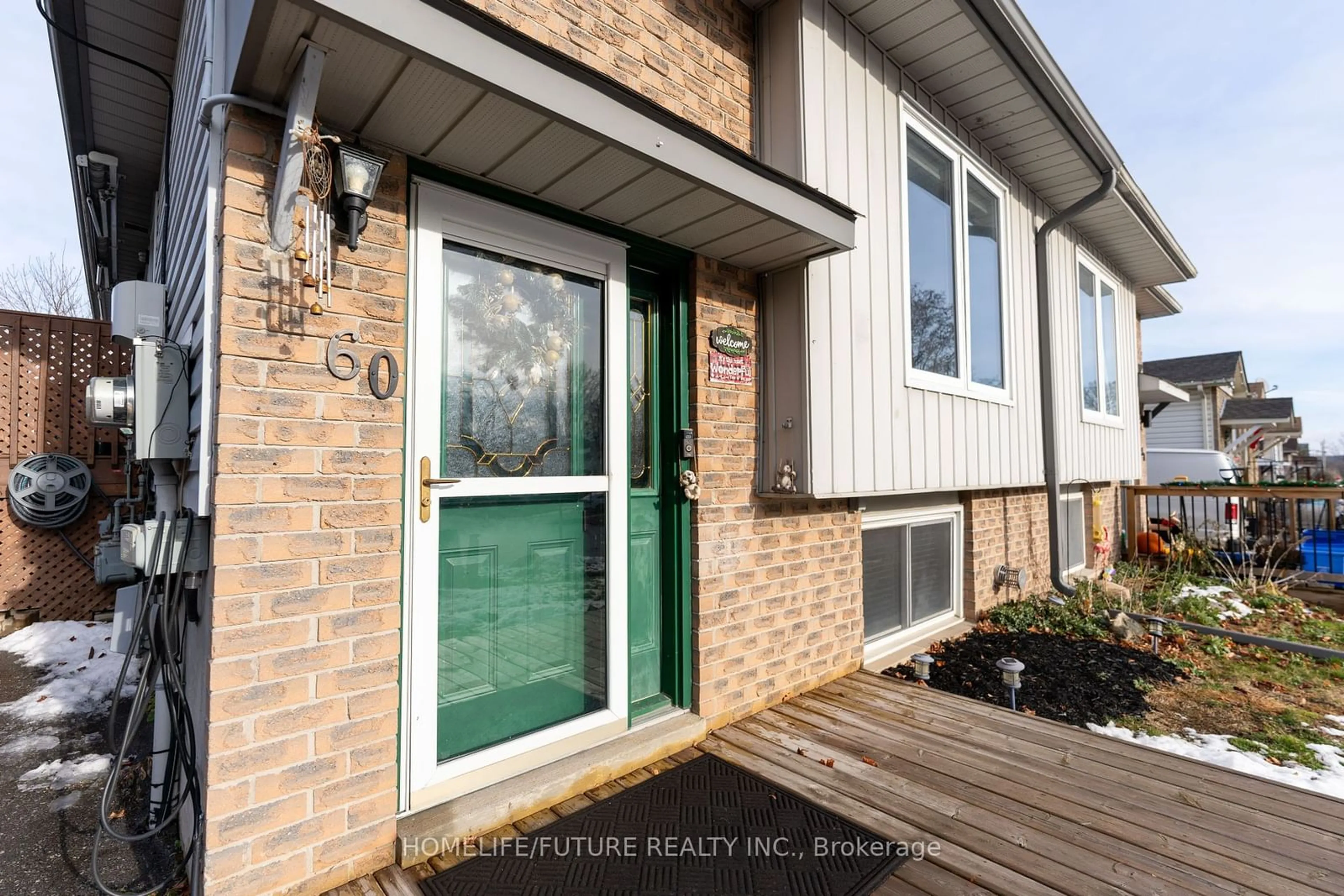 Home with brick exterior material, street for 60 John Scott Crt, Clarington Ontario L1C 4L1