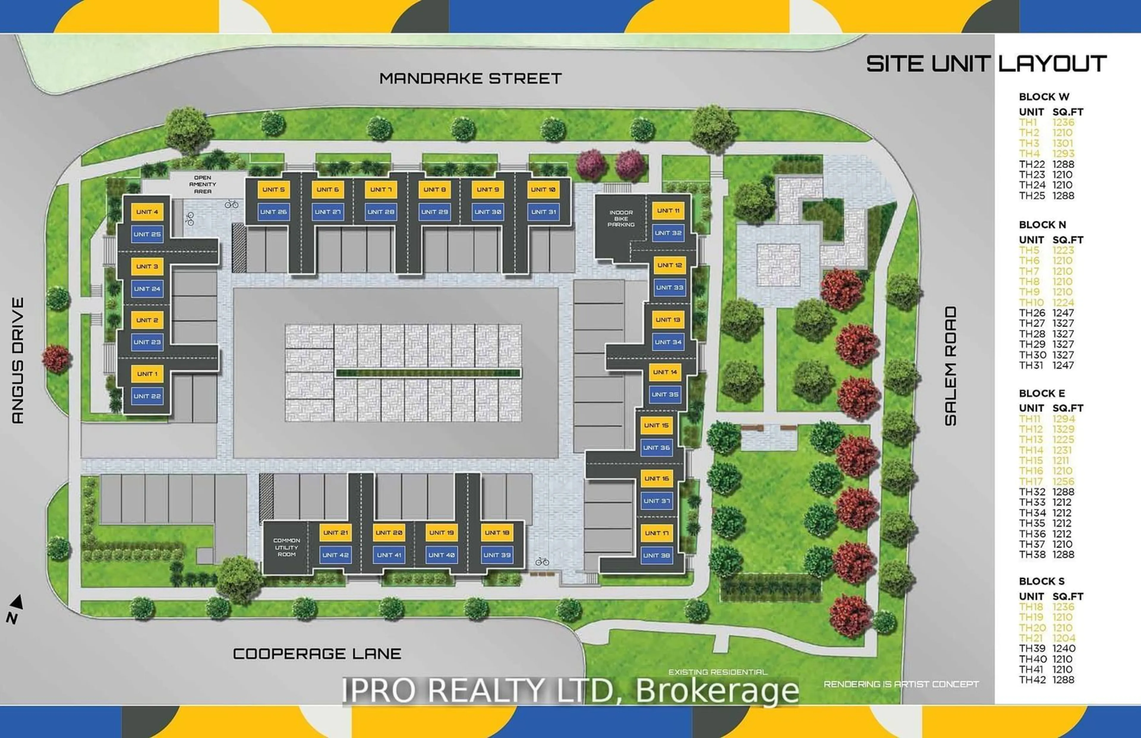 Floor plan for 188 Angus Dr #17, Ajax Ontario L1S 5C3