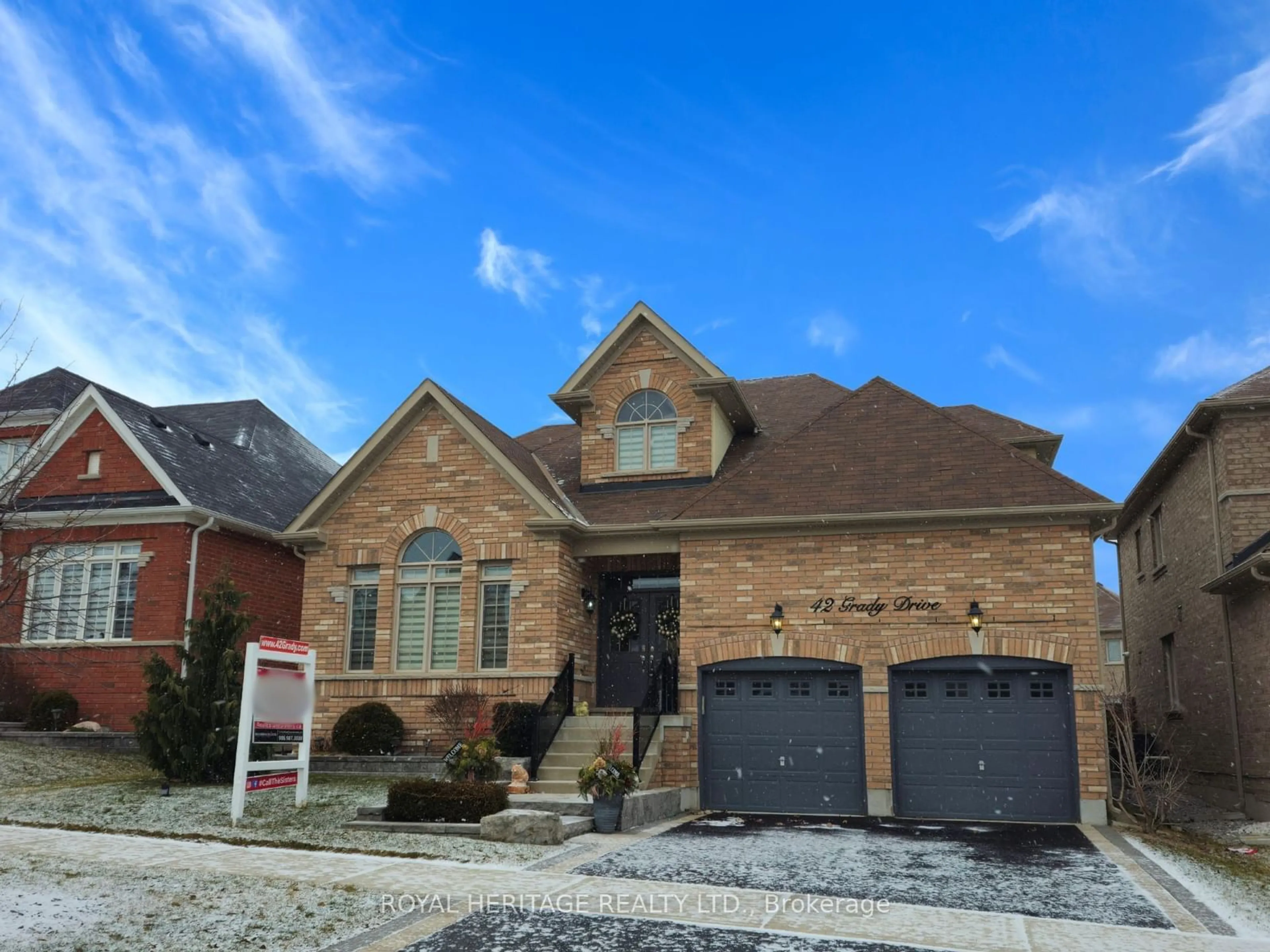 Home with brick exterior material, street for 42 Grady Dr, Clarington Ontario L1B 1G9