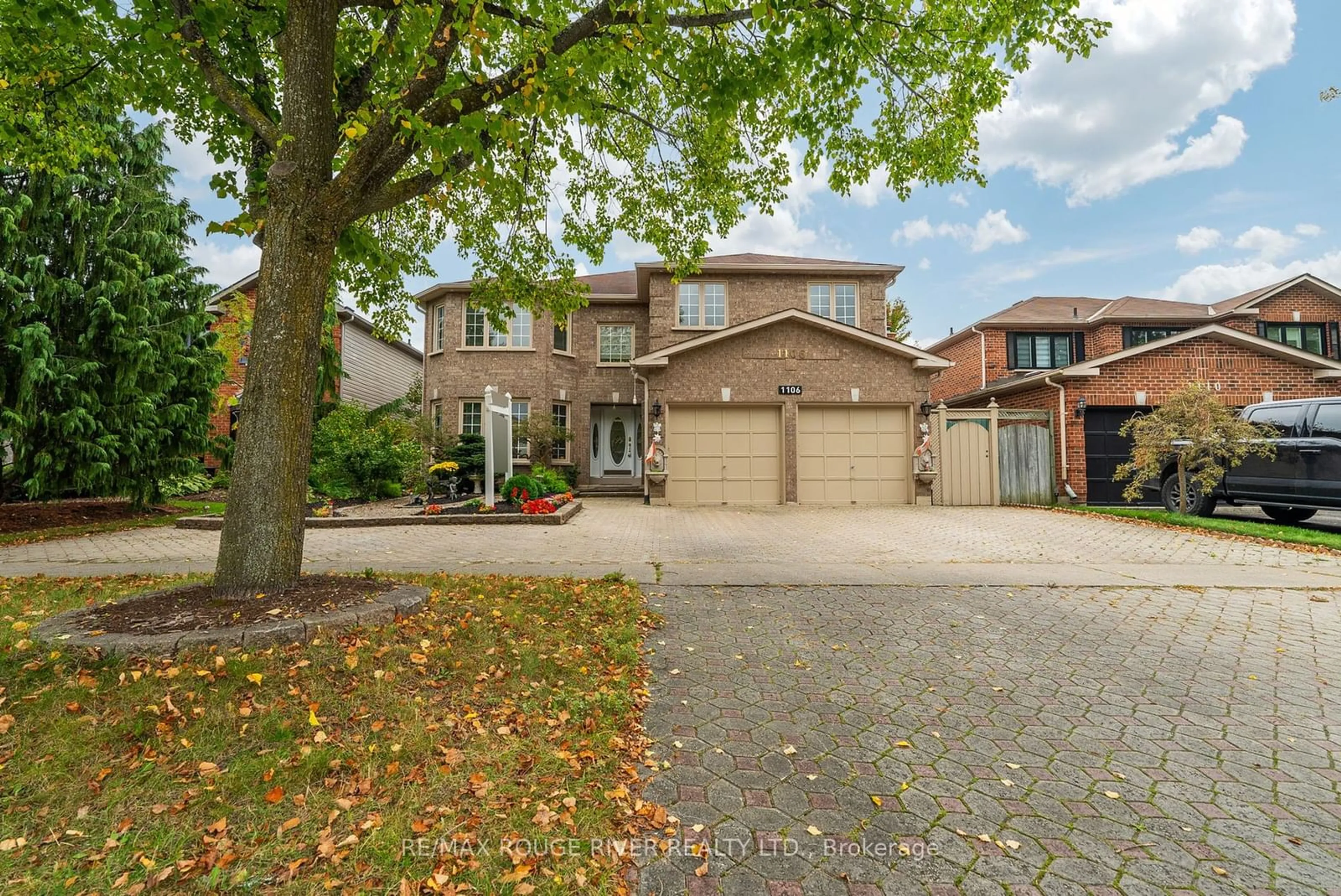 Home with brick exterior material, street for 1106 Ridge Valley Dr, Oshawa Ontario L1K 2E2