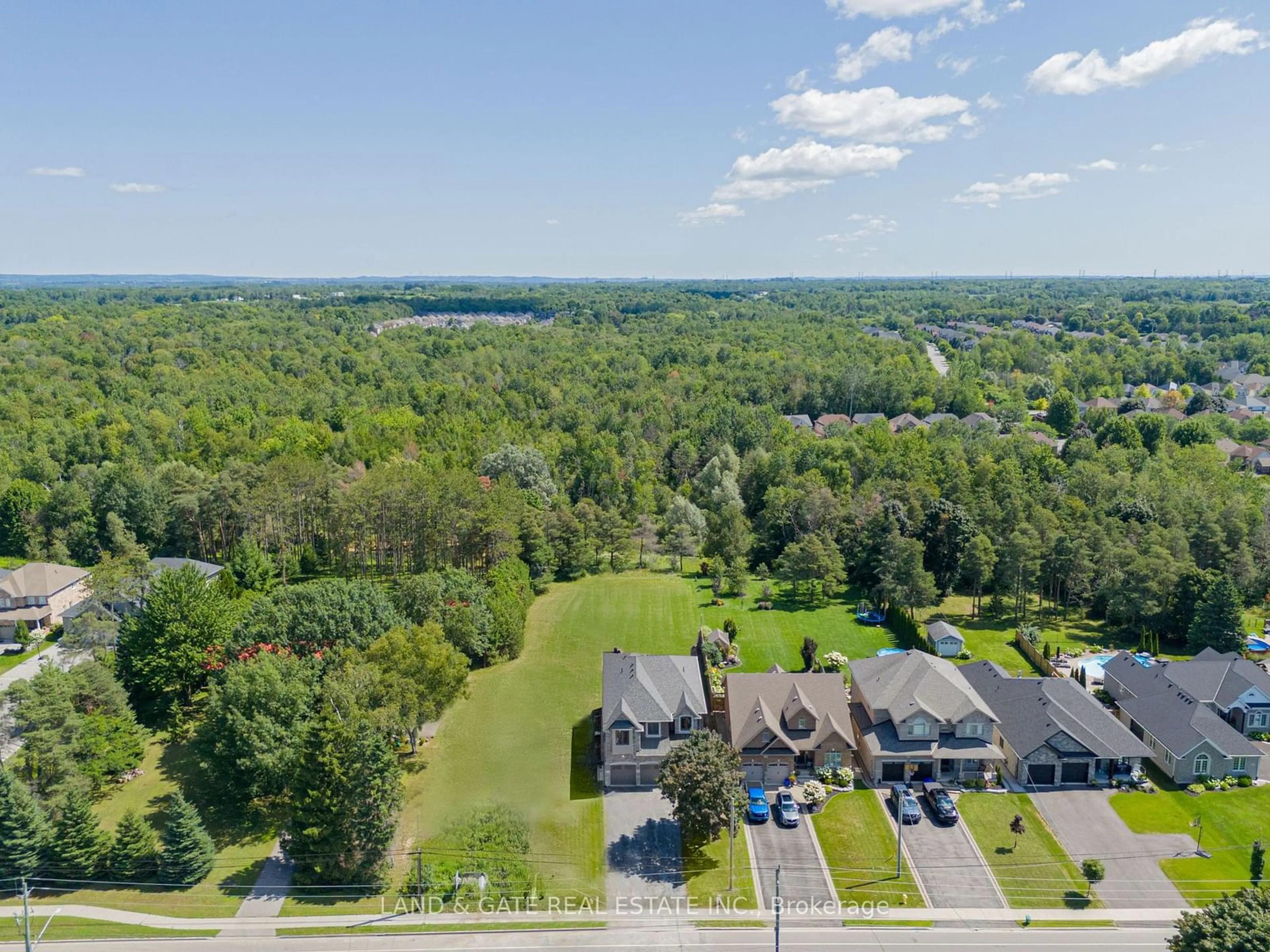 A pic from outside/outdoor area/front of a property/back of a property/a pic from drone, water/lake/river/ocean view for 3331 Trulls Rd #Lot 1, Clarington Ontario L1E 2L2