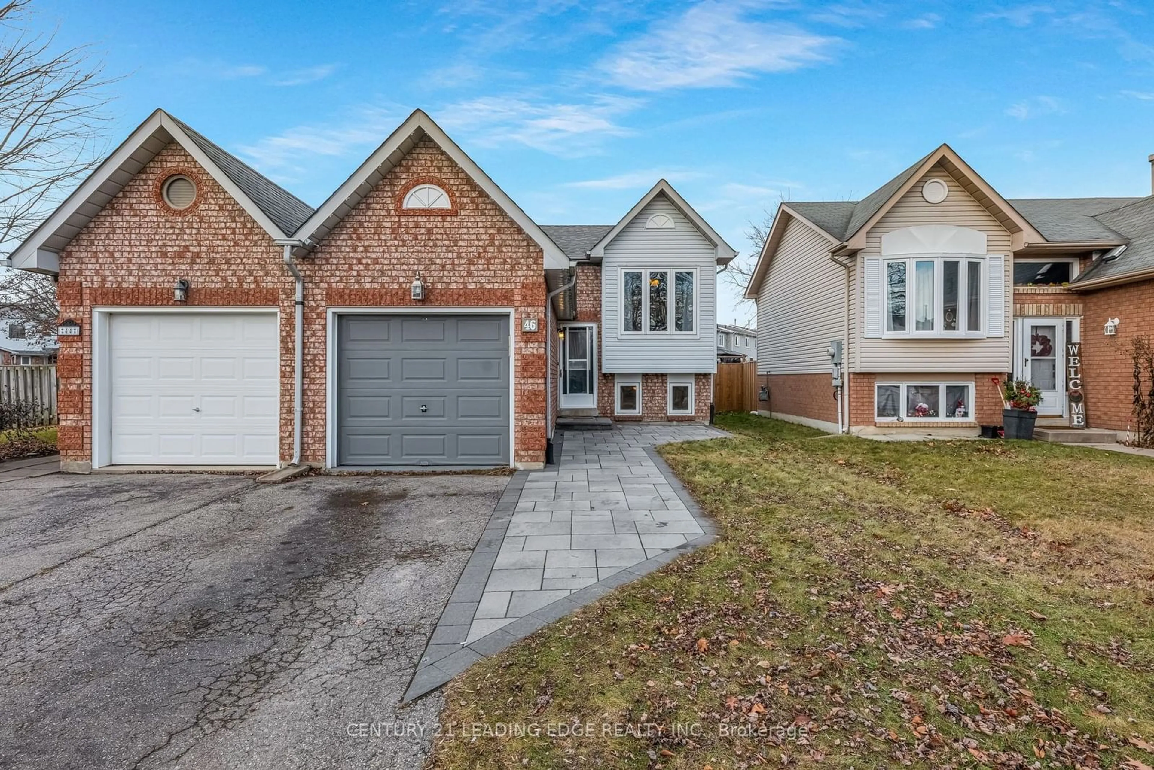 Home with brick exterior material, street for 46 Fenwick Ave, Clarington Ontario L1C 4S2