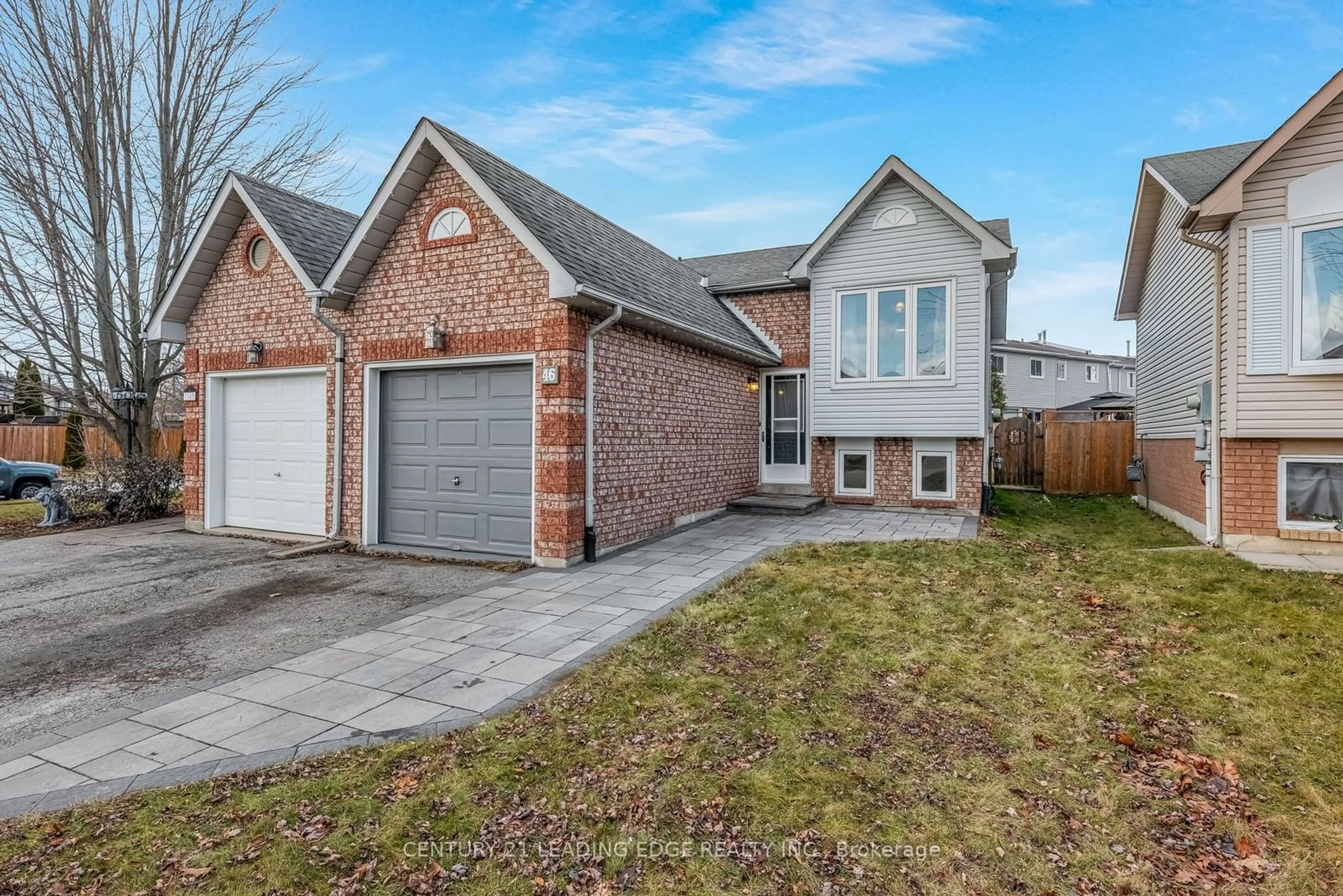 Home with brick exterior material, street for 46 Fenwick Ave, Clarington Ontario L1C 4S2