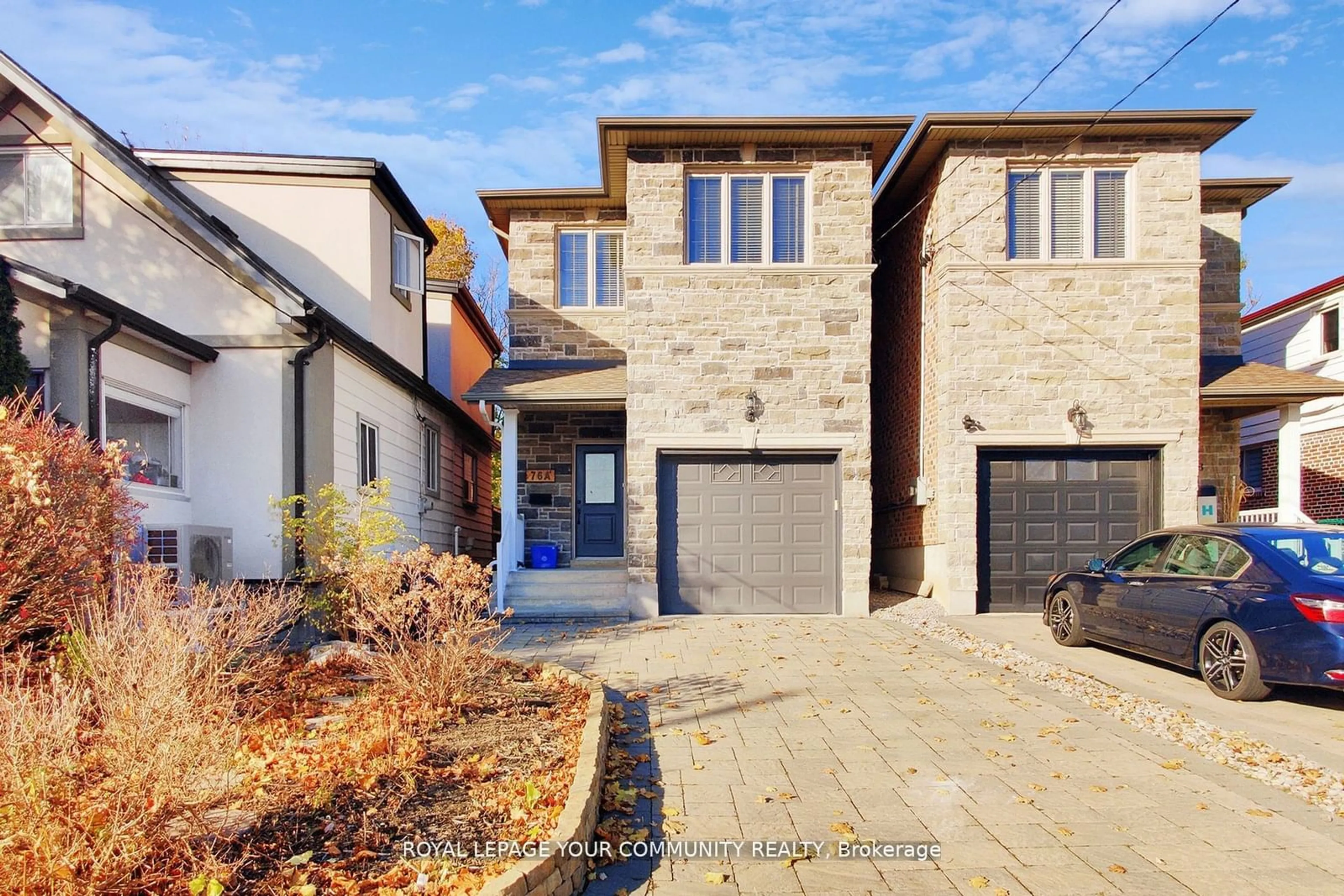 Home with brick exterior material, street for 76A Amsterdam Ave, Toronto Ontario M4B 2C2