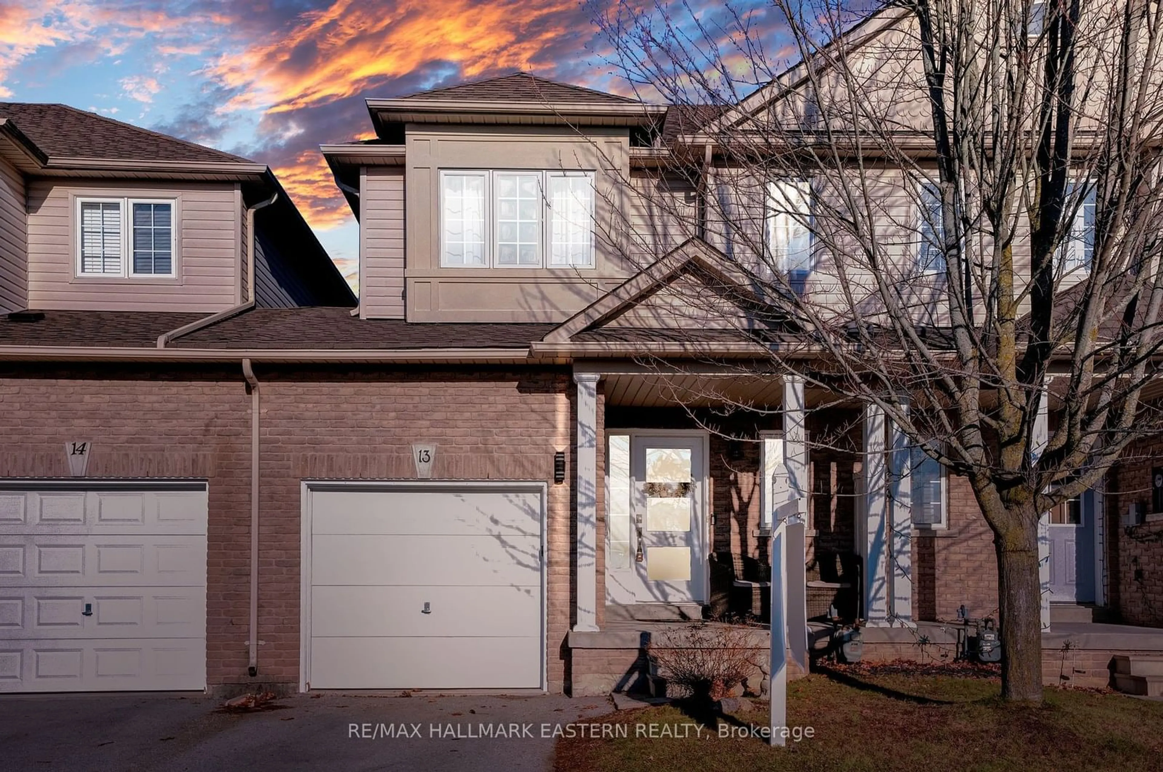 Home with brick exterior material, street for 253 Sprucewood Cres #13, Clarington Ontario L1C 0G6