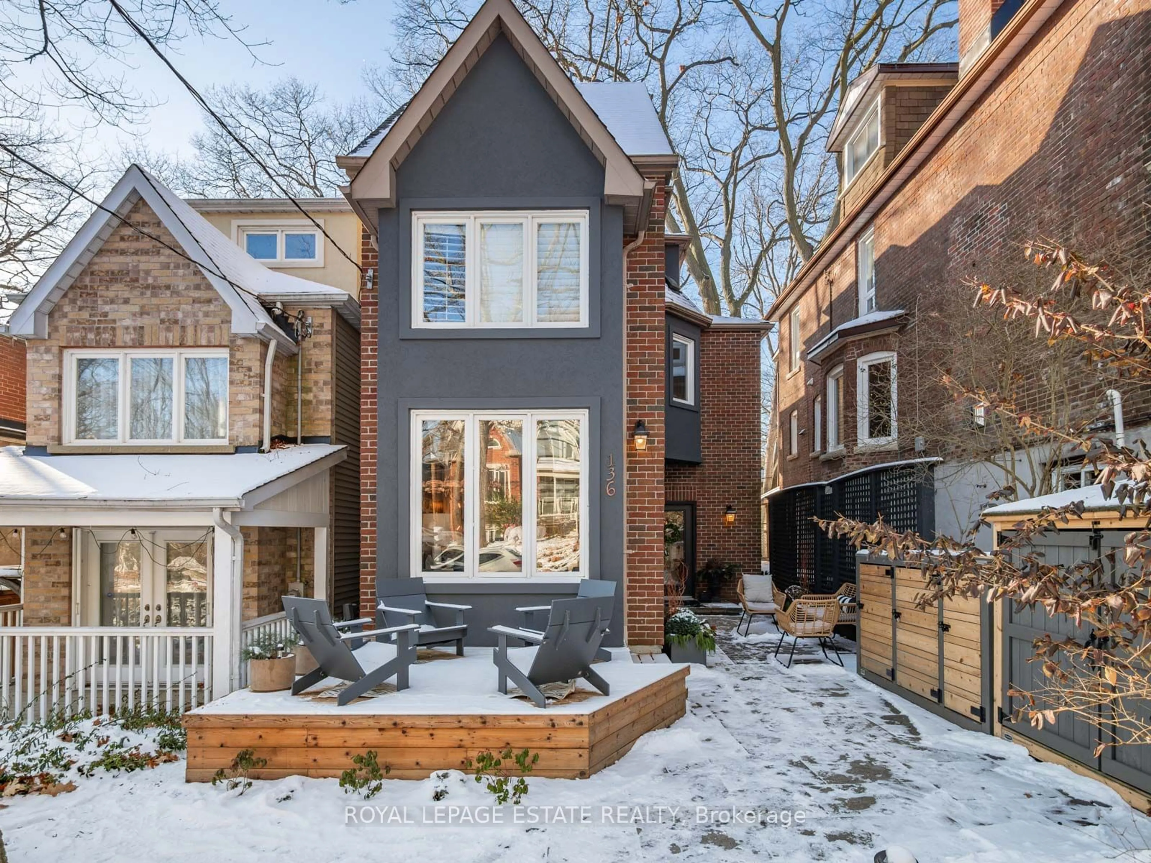 Home with brick exterior material, street for 136 Silver Birch Ave, Toronto Ontario M4E 3L4