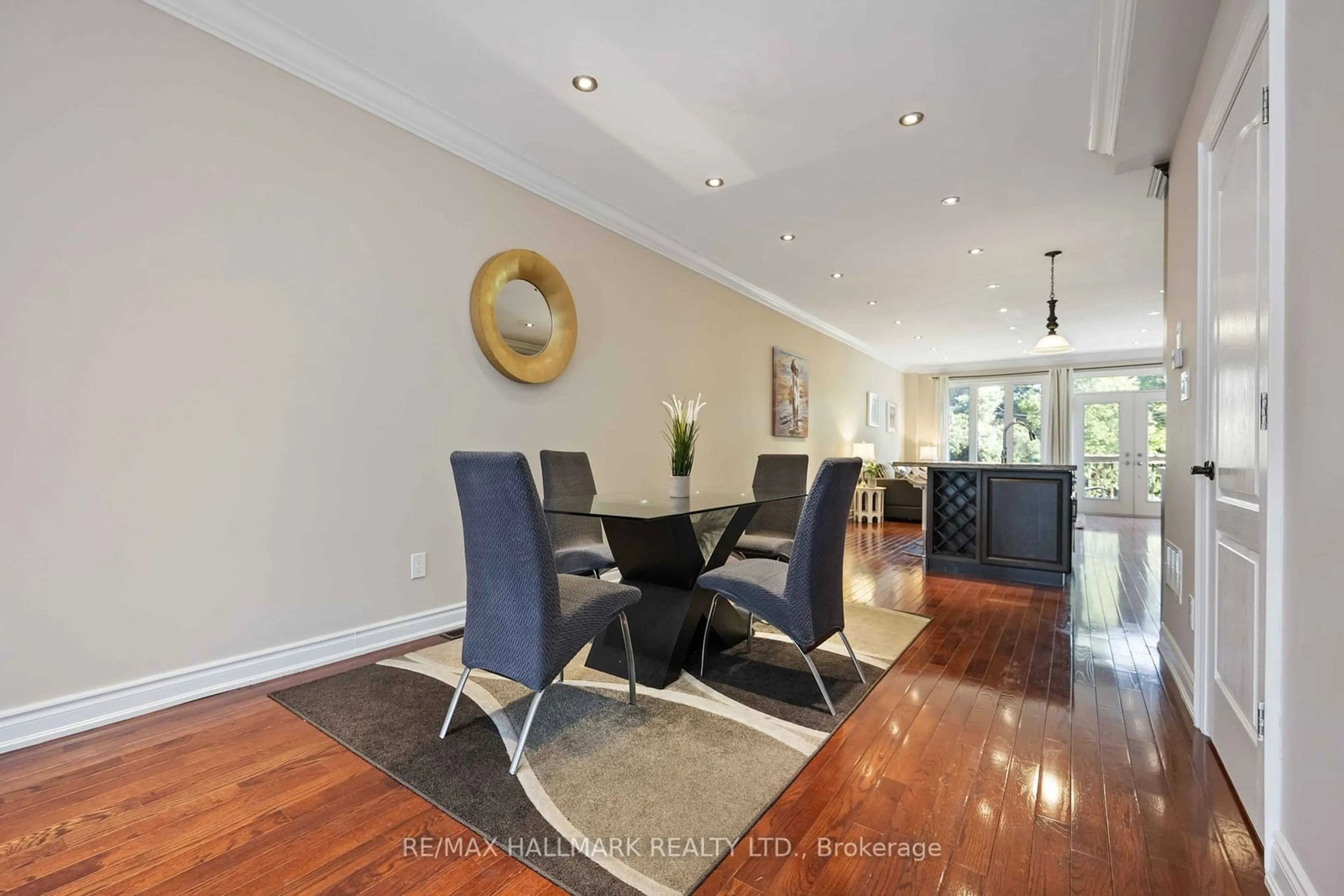 Dining room, wood/laminate floor for 1A Ardell Ave, Toronto Ontario M1L 1K7