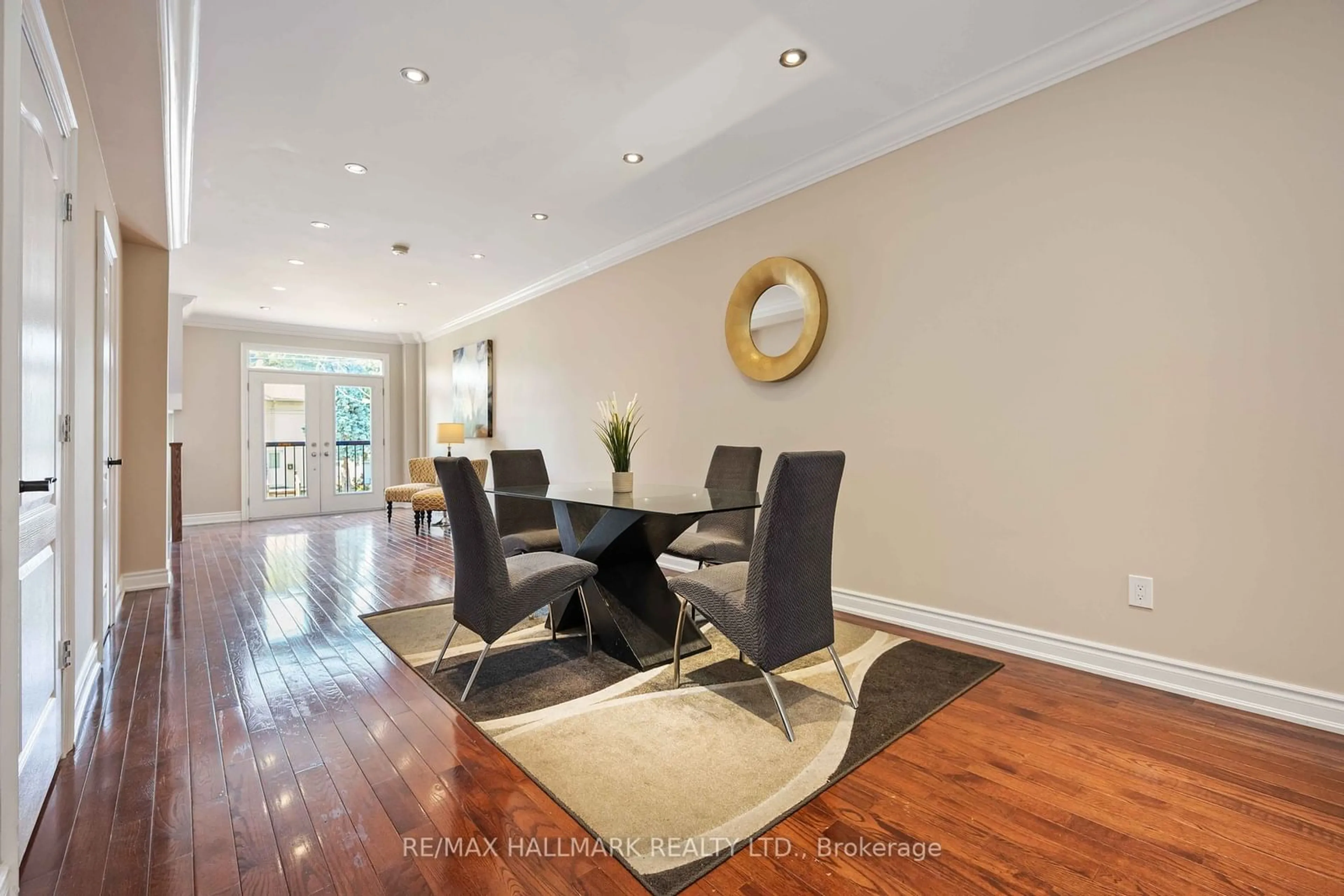 Dining room, wood/laminate floor for 1A Ardell Ave, Toronto Ontario M1L 1K7