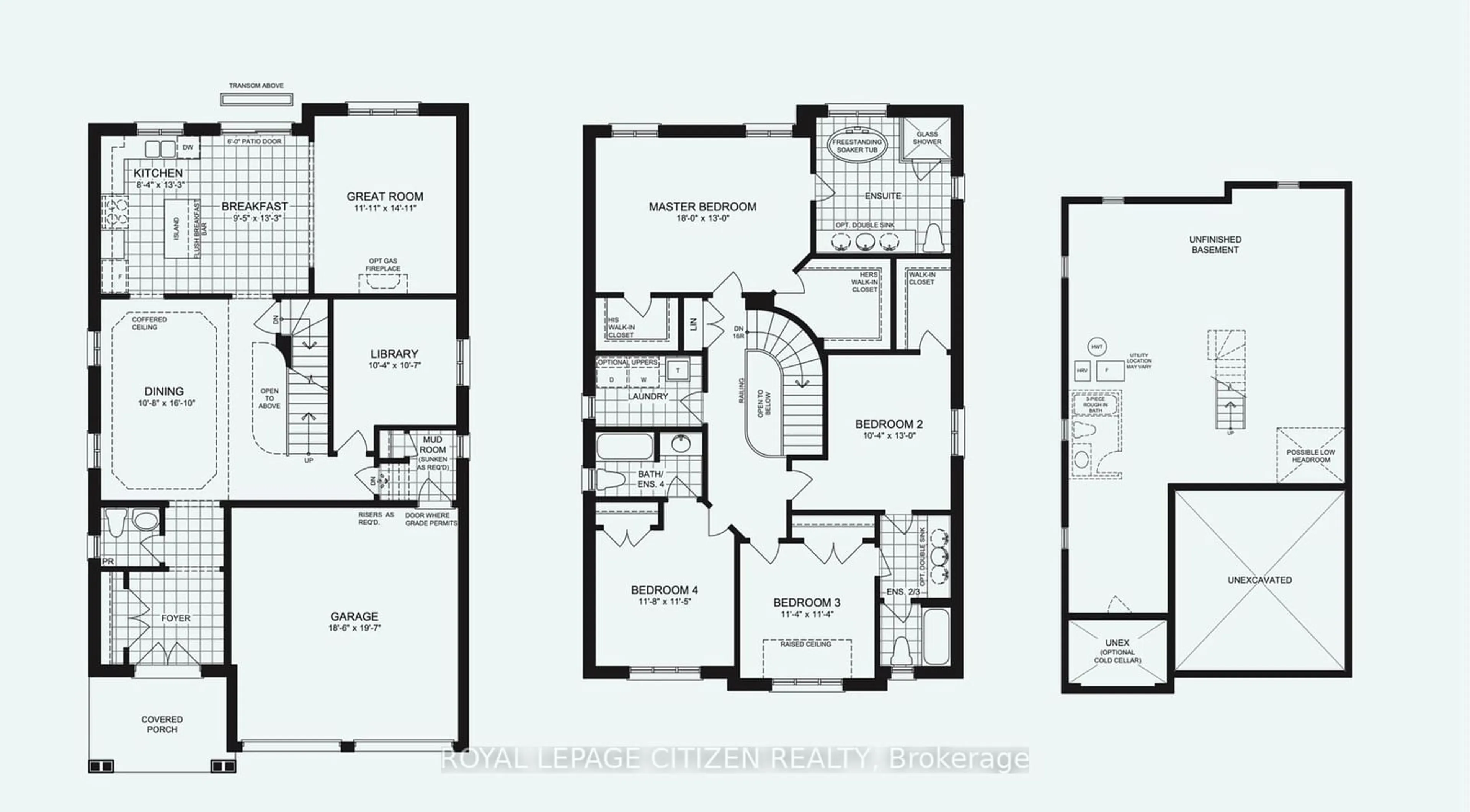 Floor plan for 94 North Garden Blvd, Scugog Ontario L9L 0E1