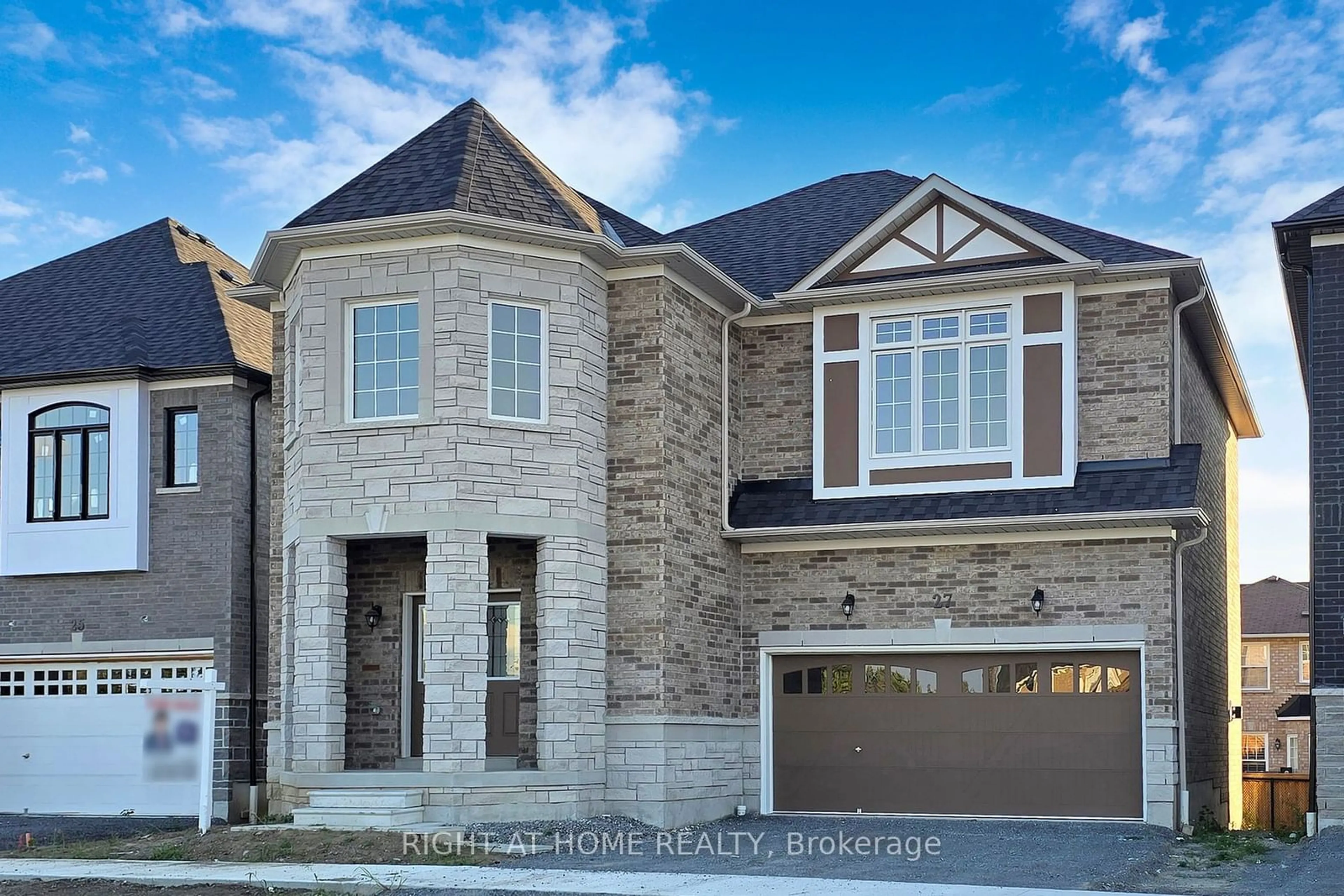 Home with brick exterior material, street for 27 Creedon Cres, Ajax Ontario L1T 0P6