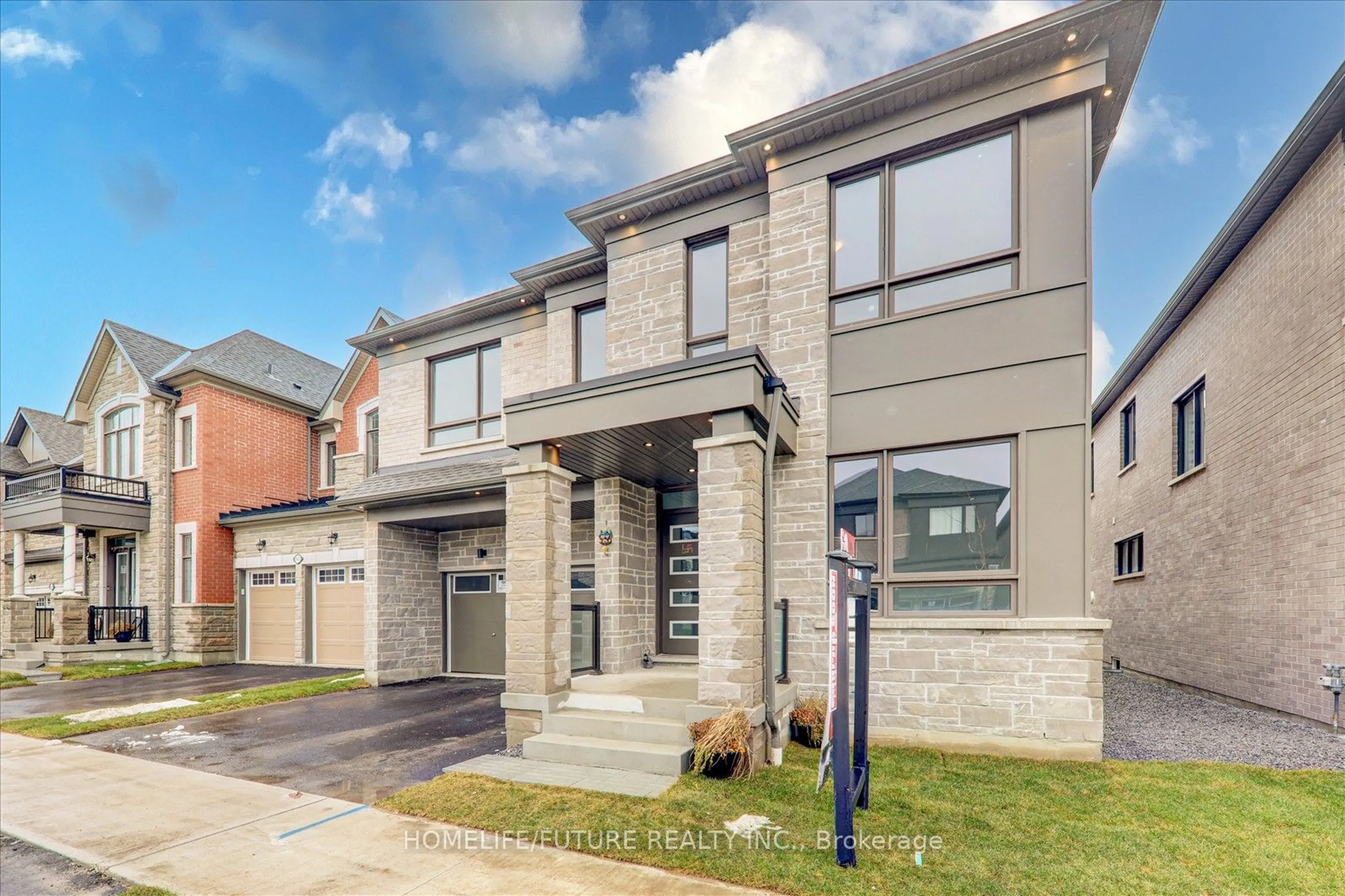 Home with brick exterior material, street for 1421 Swallowtail Lane, Pickering Ontario L1X 0N8