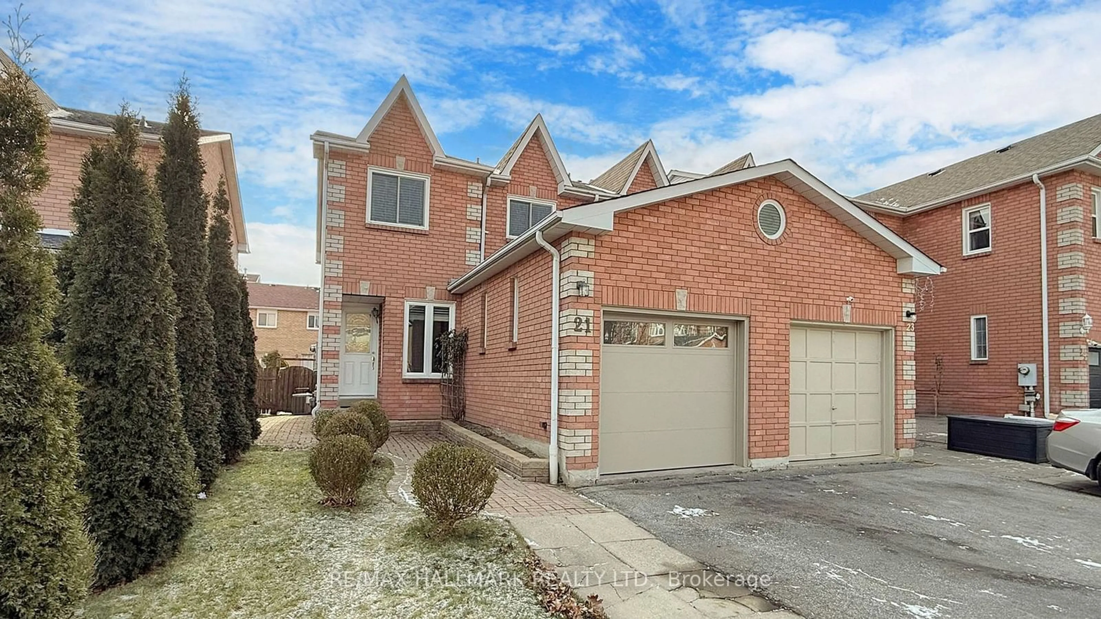 Home with brick exterior material, street for 21 Weekes Dr, Ajax Ontario L1T 3T3