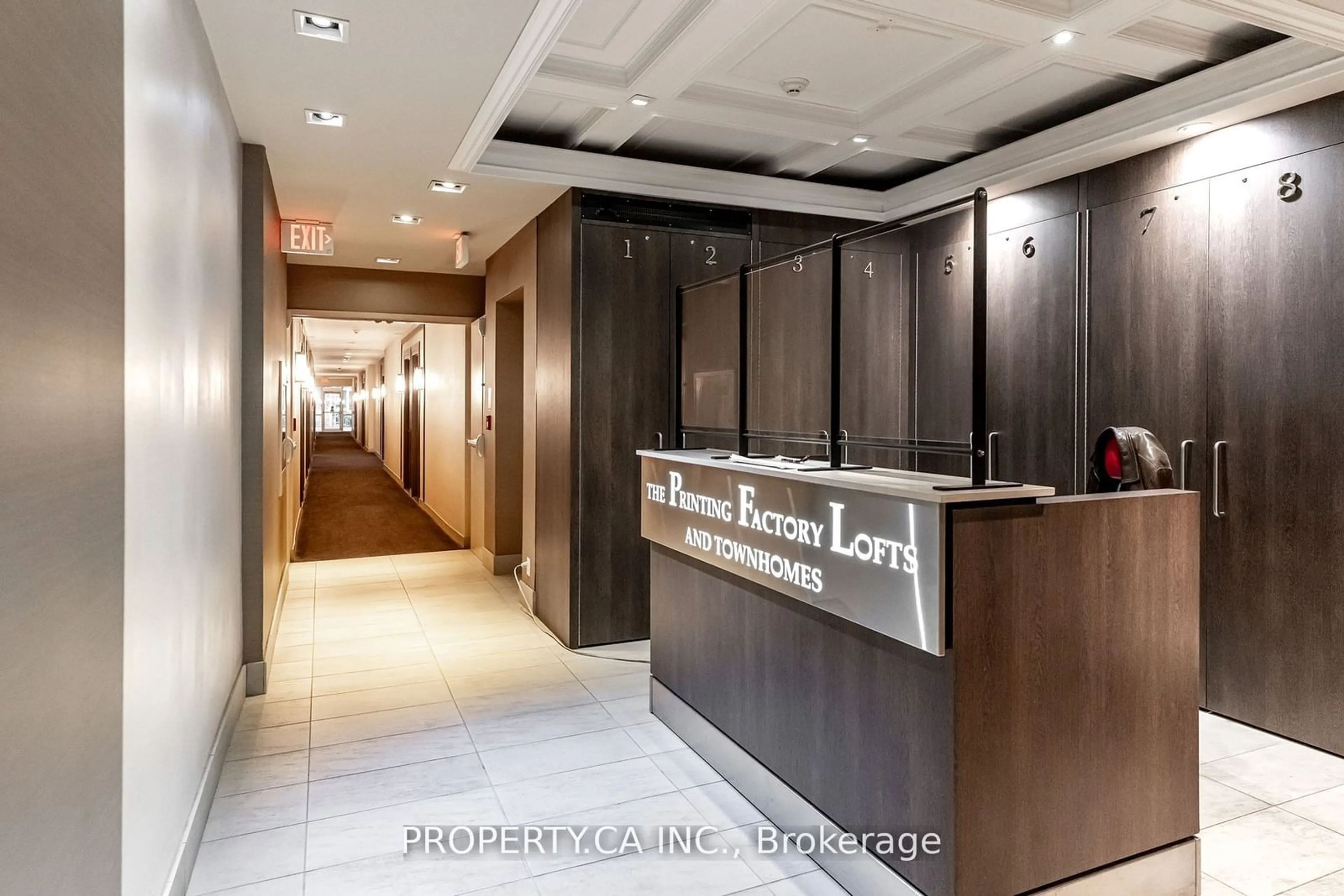 Indoor foyer for 201 Carlaw Ave #201, Toronto Ontario M4M 2S3