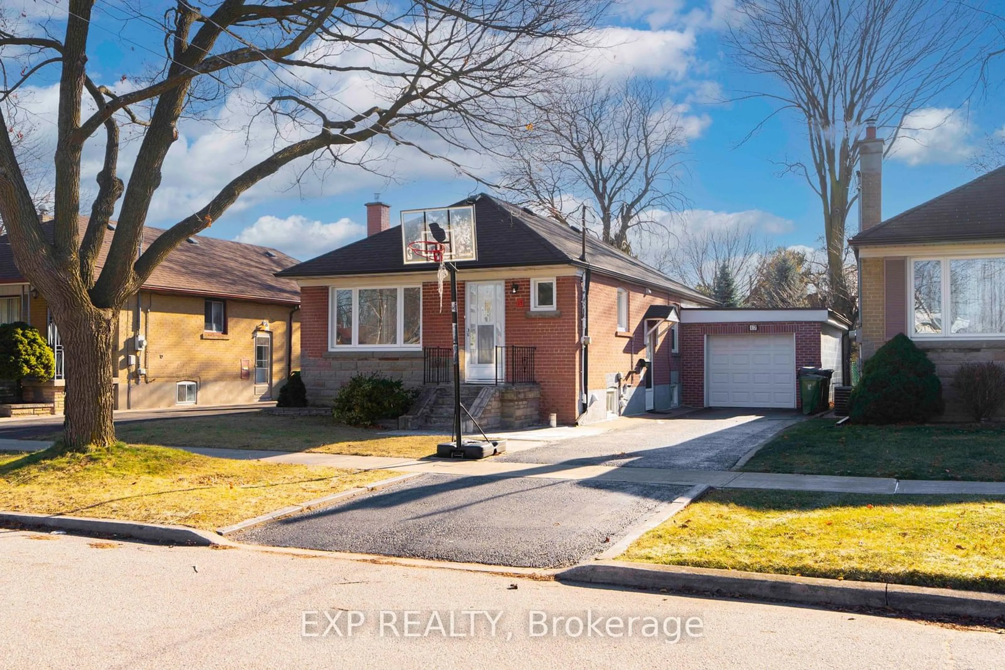 Home with brick exterior material, street for 17 Camrose Cres, Toronto Ontario M1L 2B5