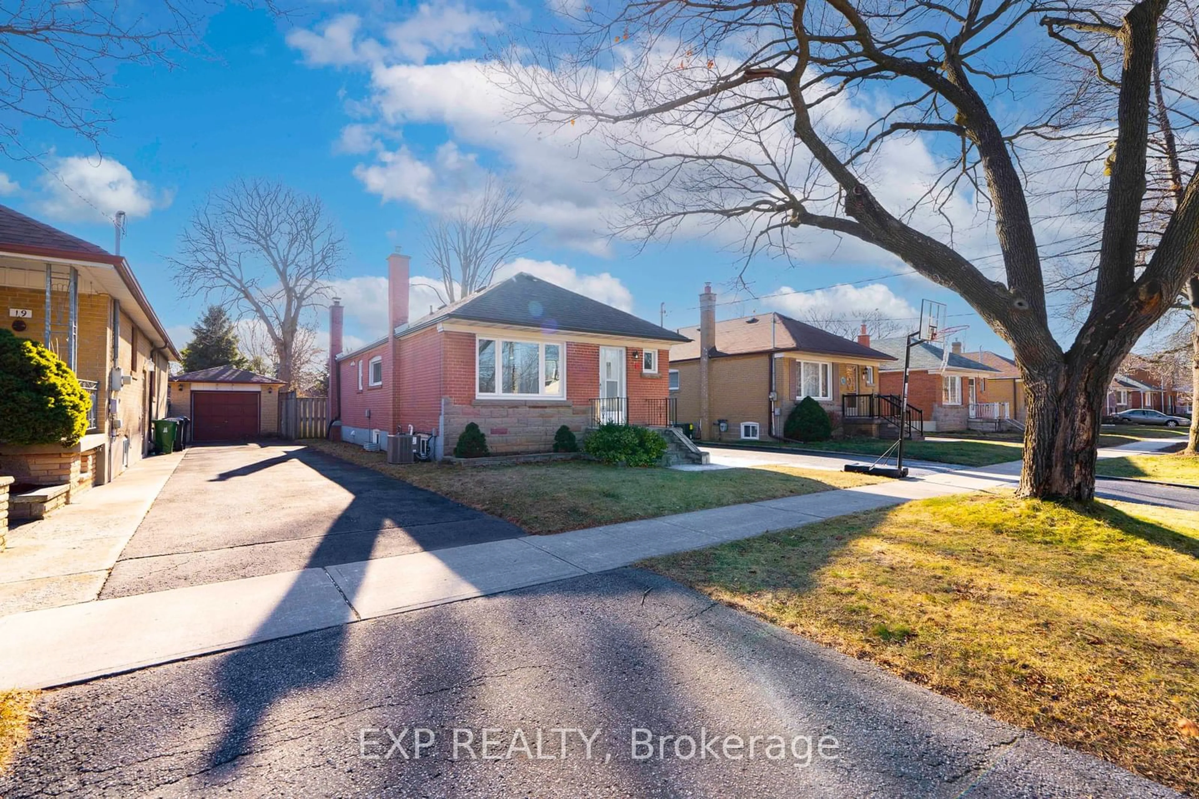 Home with brick exterior material, street for 17 Camrose Cres, Toronto Ontario M1L 2B5