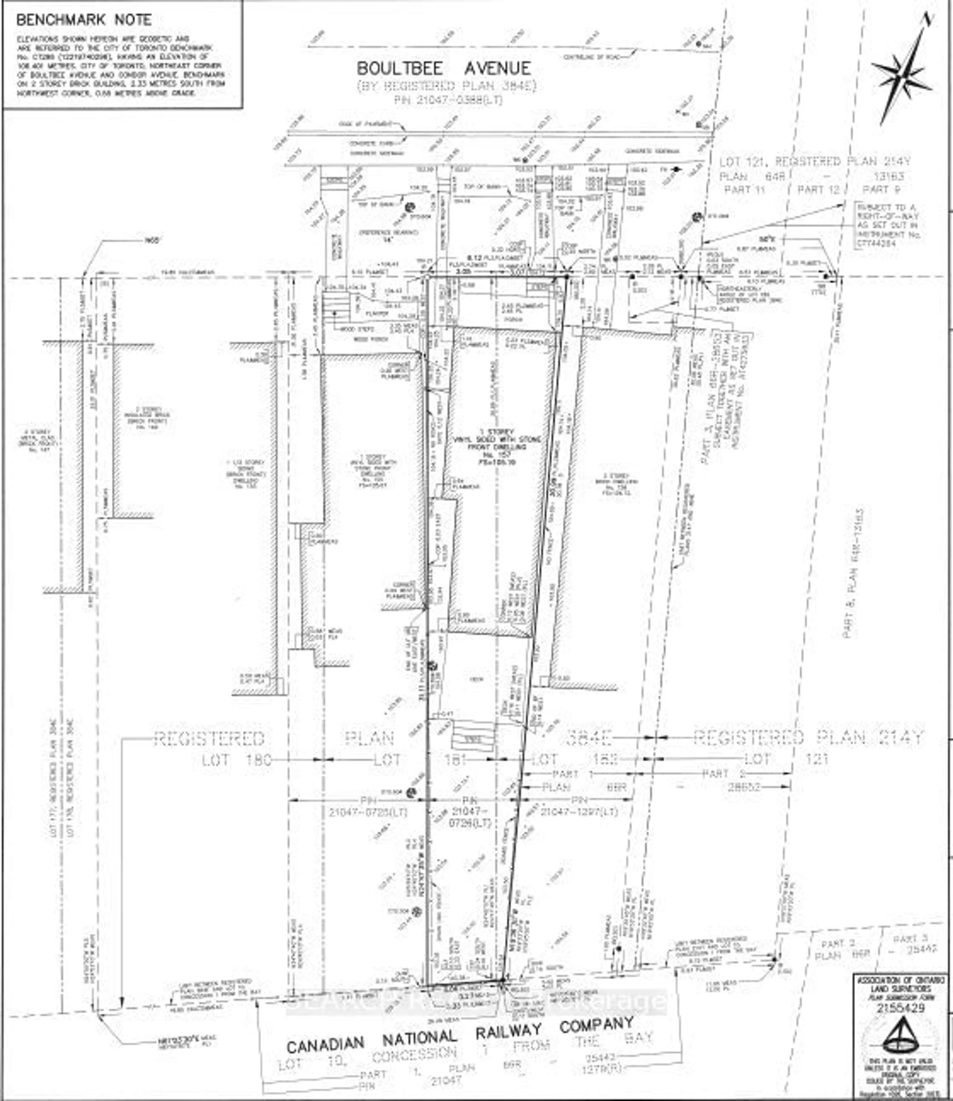 Floor plan for 157 Boultbee Ave, Toronto Ontario M4J 1B2