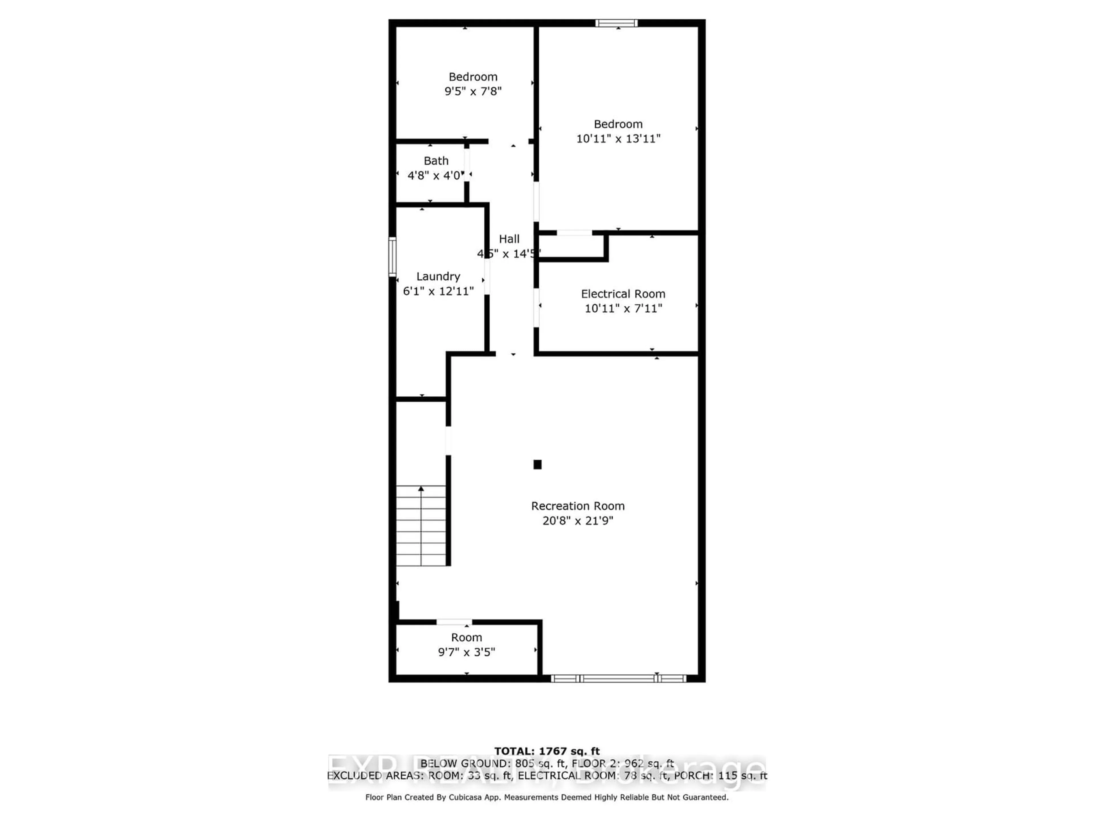 Floor plan for 52 Burcher Rd, Ajax Ontario L1S 2R1