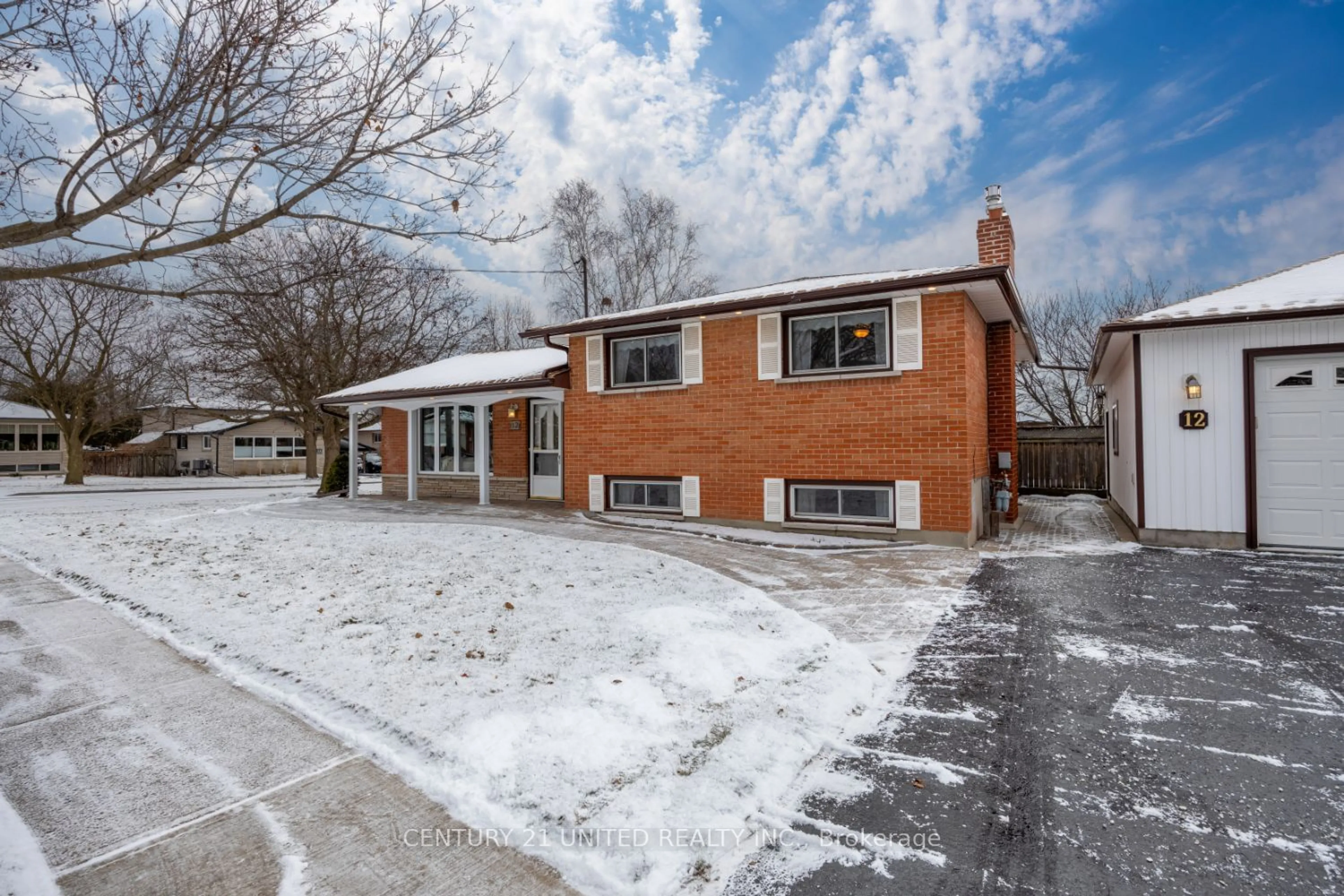 Home with brick exterior material, street for 12 Strike Ave, Clarington Ontario L1C 1K3