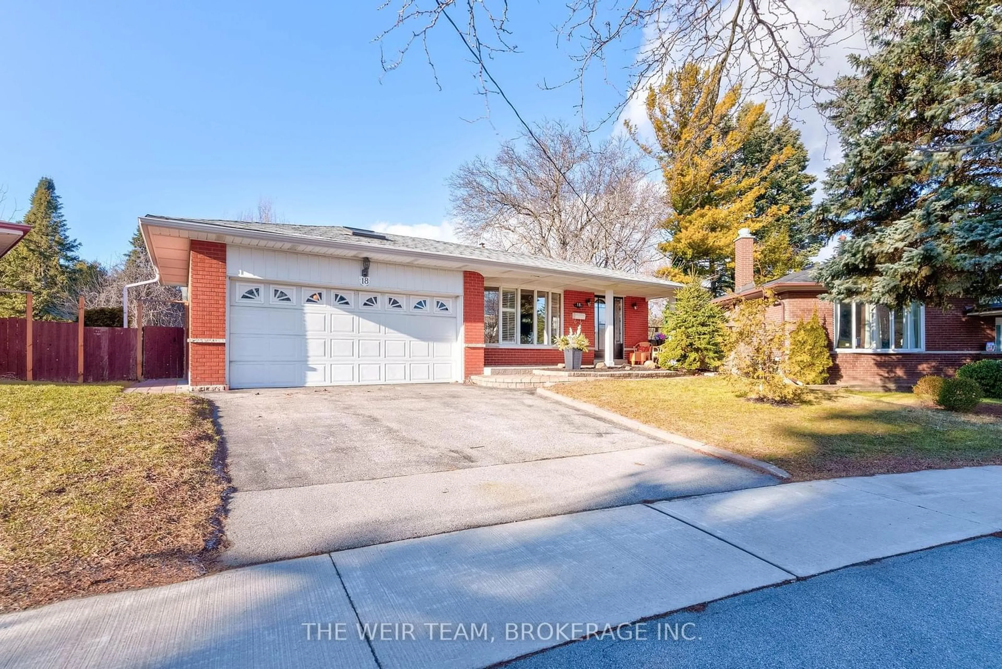 Home with brick exterior material, street for 18 Amarillo Dr, Toronto Ontario M1J 2P8